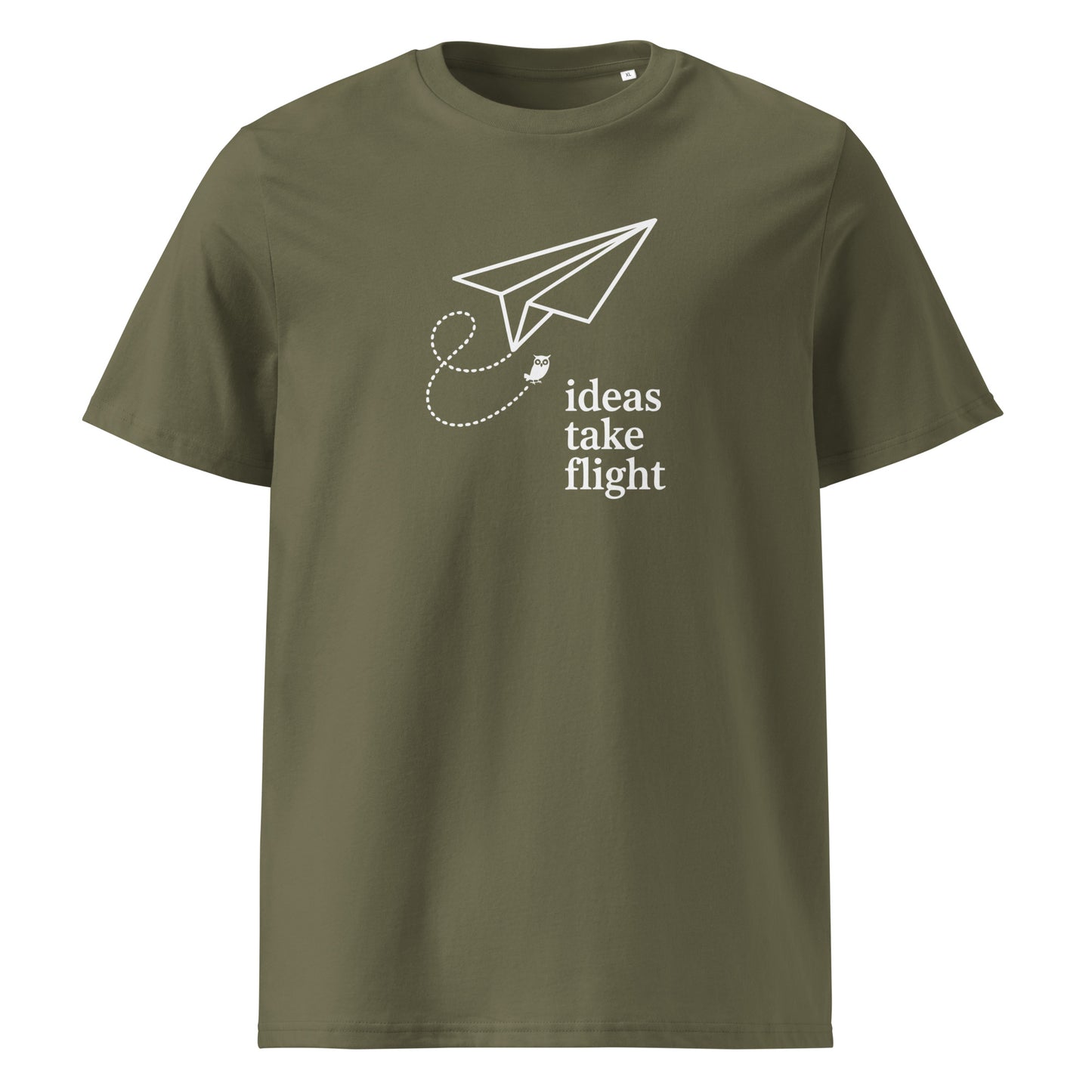 Unisex organic cotton t-shirt Khaki Dudeily