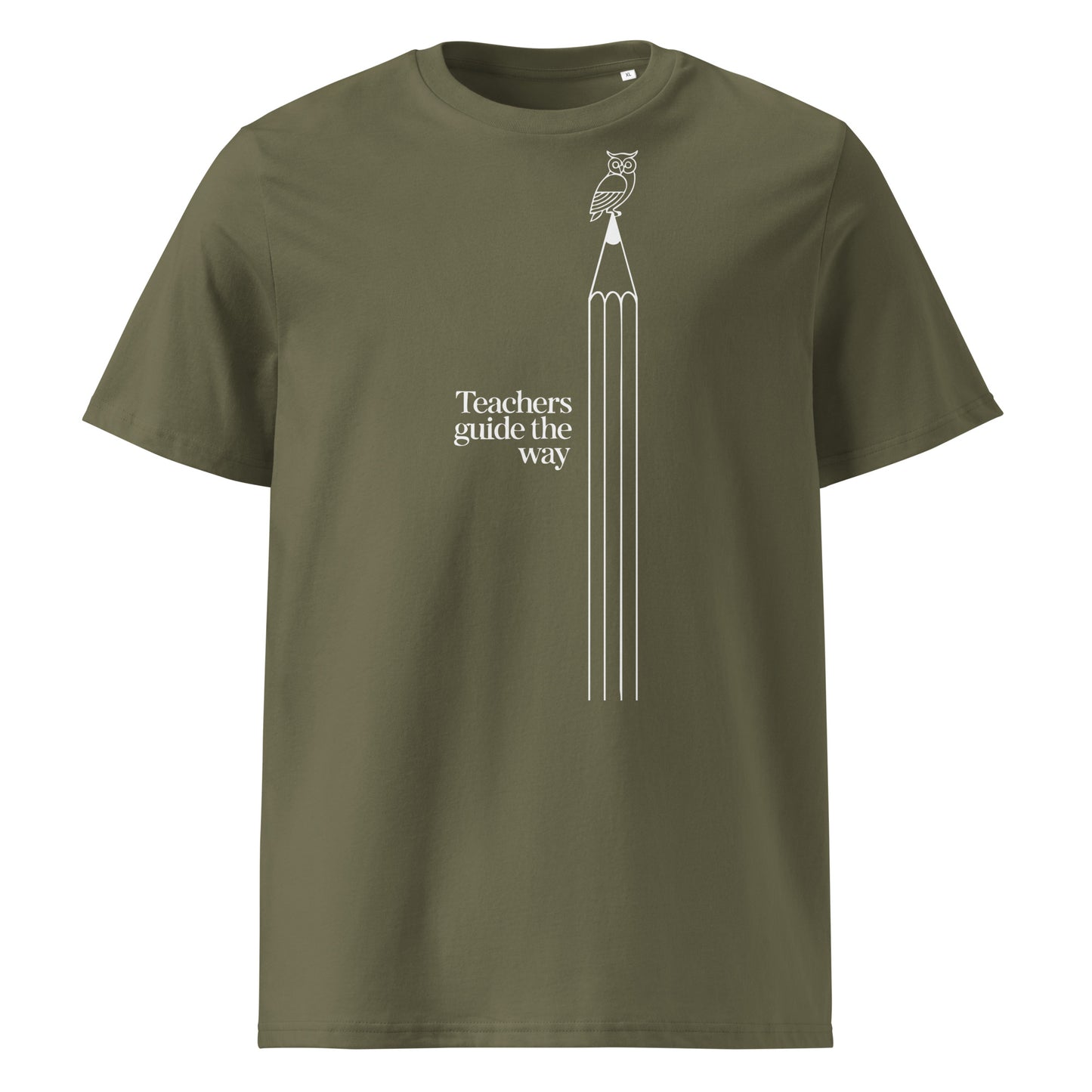Unisex organic cotton t-shirt Khaki Dudeily