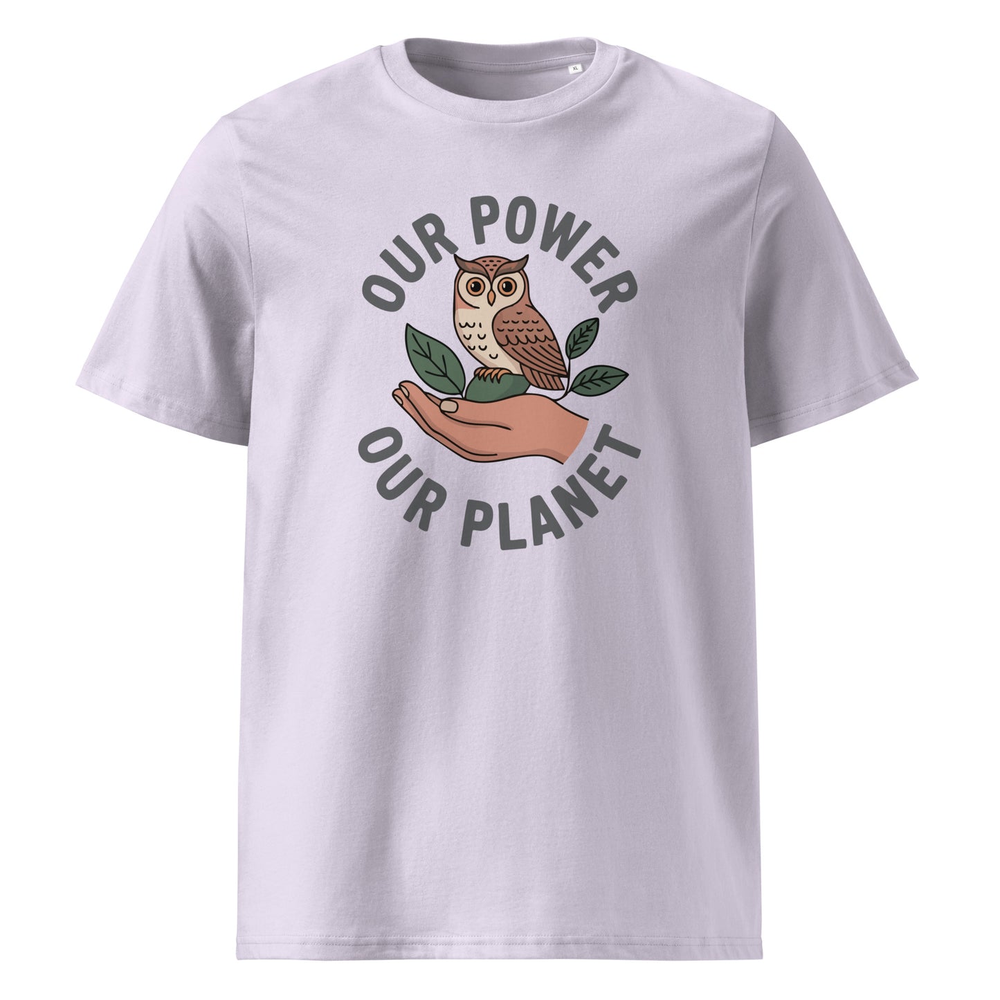 Unisex organic cotton t-shirt Lavender Dudeily