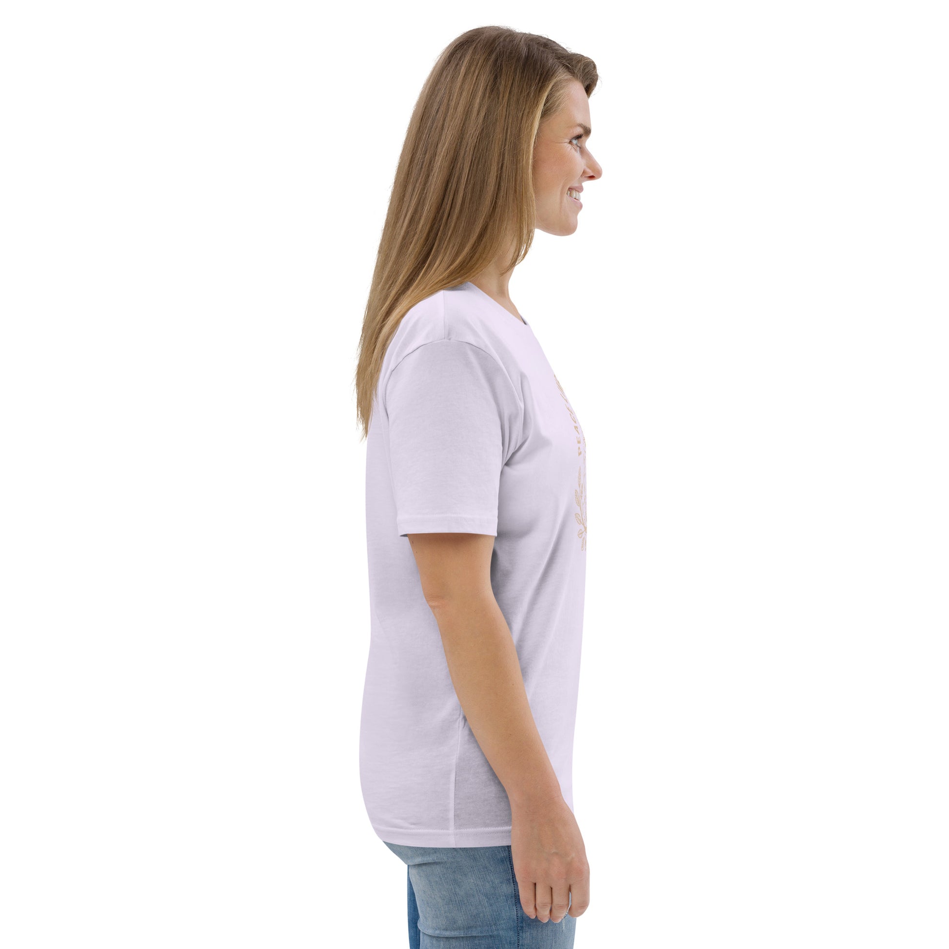 Unisex Organic Cotton T-Shirt: 'Peace in the Night' | Sustainable Owl Fashion USA Dudeily