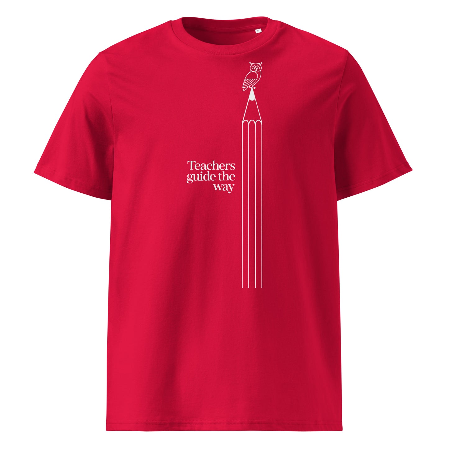 Unisex organic cotton t-shirt Red Dudeily