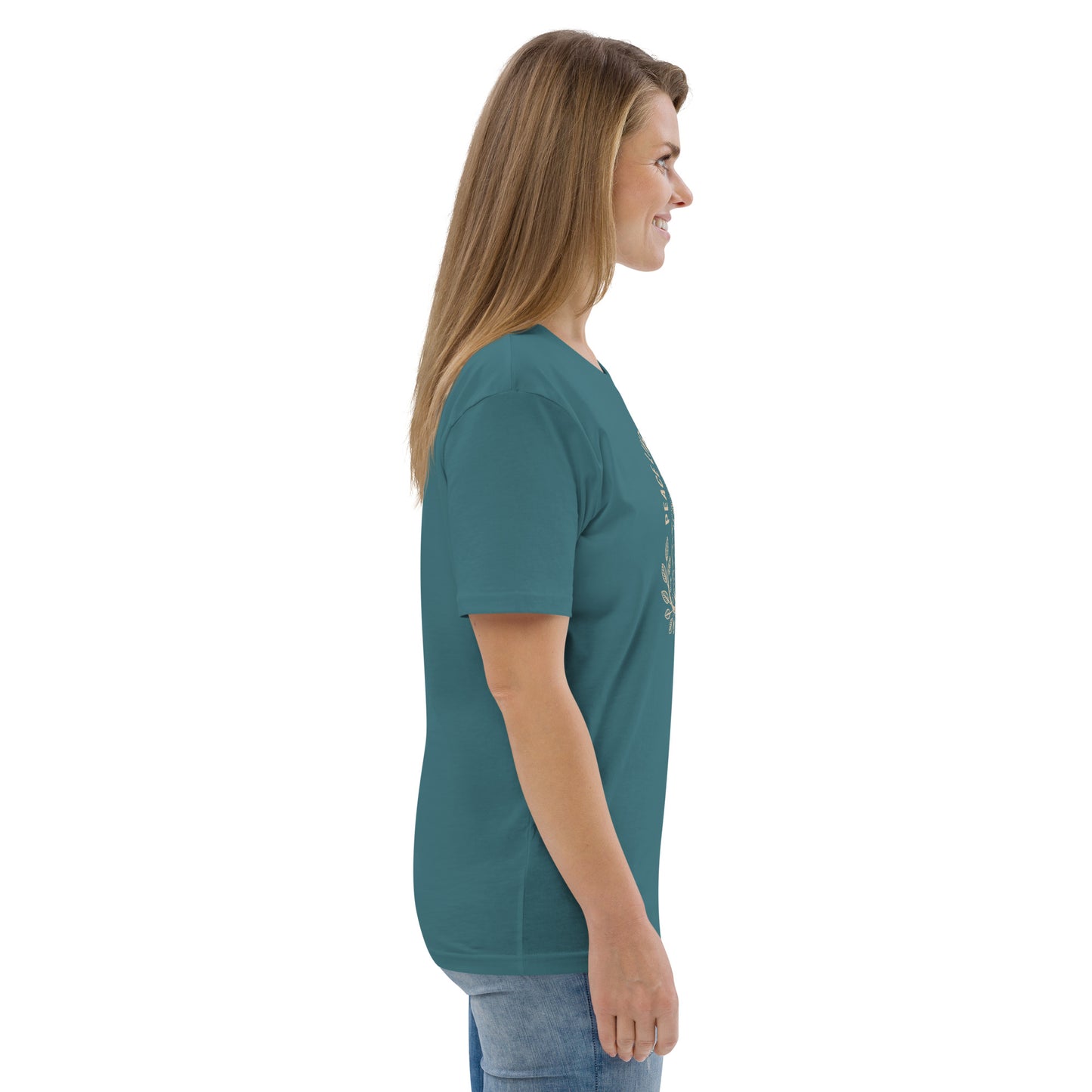Unisex Organic Cotton T-Shirt: 'Peace in the Night' | Sustainable Owl Fashion USA Dudeily