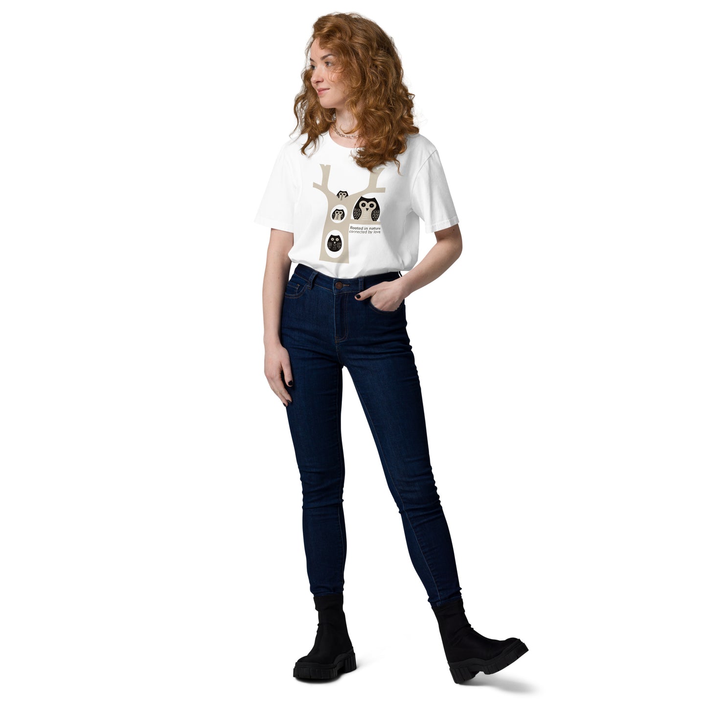 Unisex Organic Cotton T-Shirt – OwlNest Sustainable Fashion for Family Day Wear Dudeily