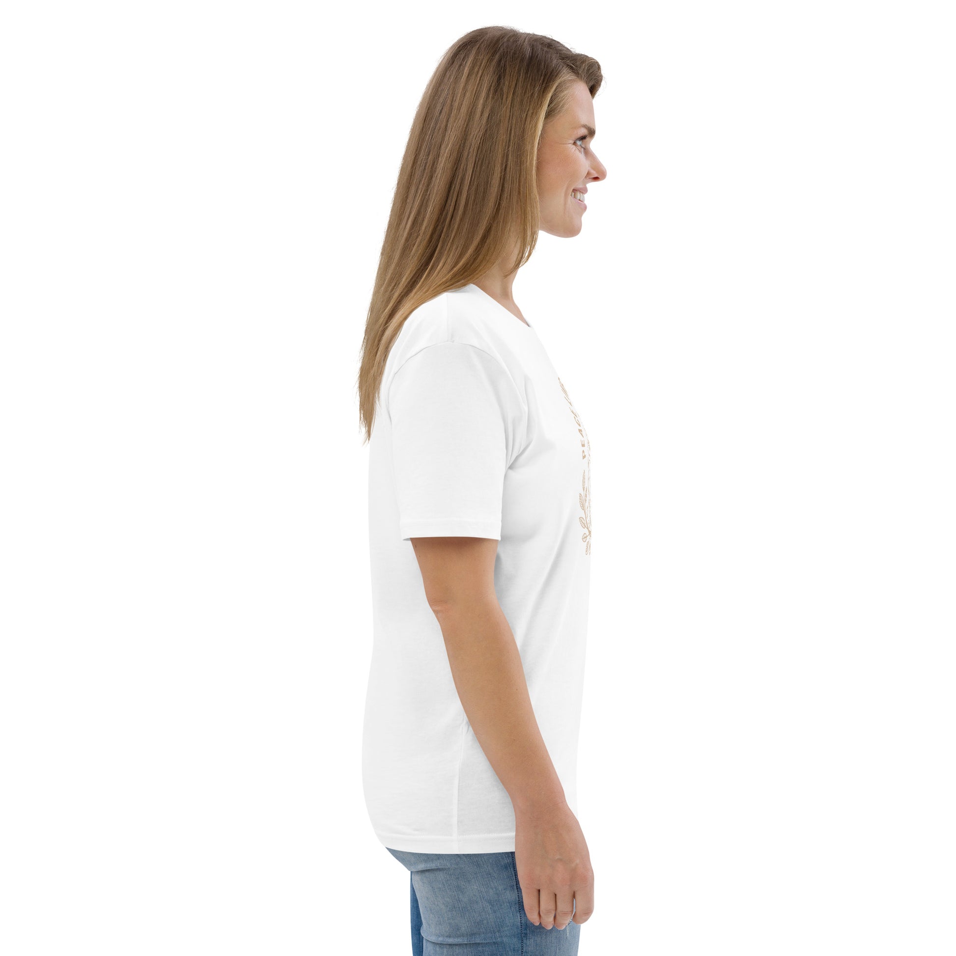 Unisex Organic Cotton T-Shirt: 'Peace in the Night' | Sustainable Owl Fashion USA Dudeily