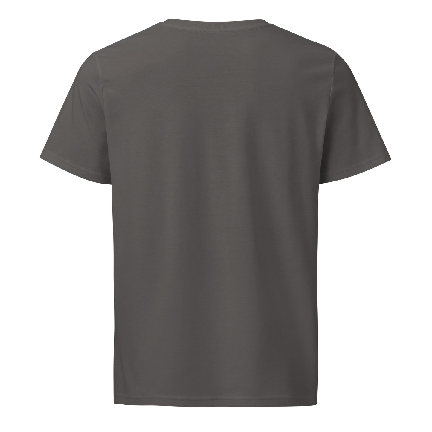 Unisex Organic Mid-Light T-Shirt "Hope Has Feathers" – Embroidered Eco-Friendly Owl Clothing Dudeily