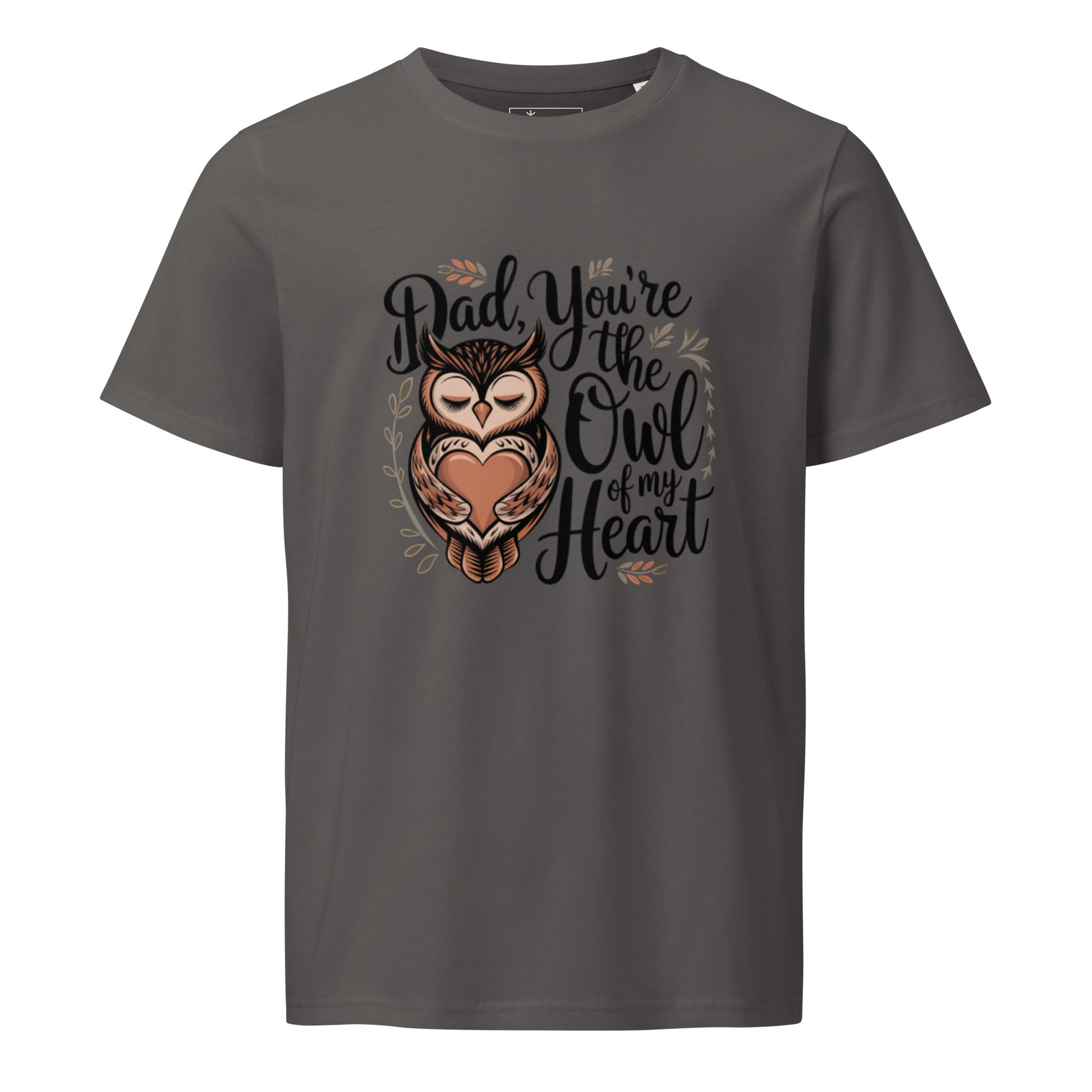 Unisex Organic Mid-Light T-Shirt – Owl-Themed Sustainable Fashion for Father's Day T-Shirt Dudeily