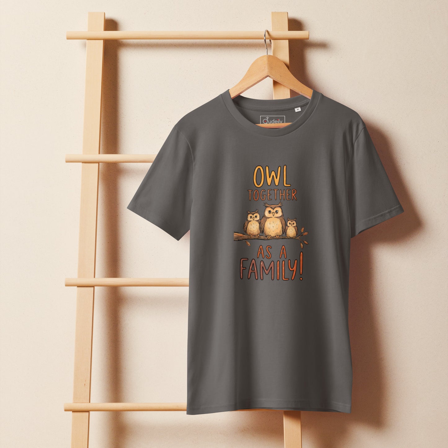Unisex Organic Mid-Light T-Shirt – OwlFeather Sustainable Fashion for Relaxed Family Day Style Dudeily