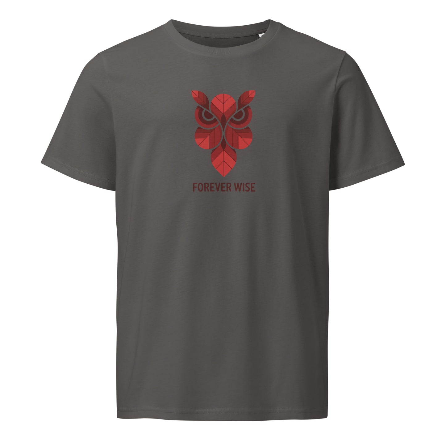 Unisex Organic Mid-Light T-Shirt: 'Forever Wise' | Eco-Friendly Owl Apparel USA Dudeily