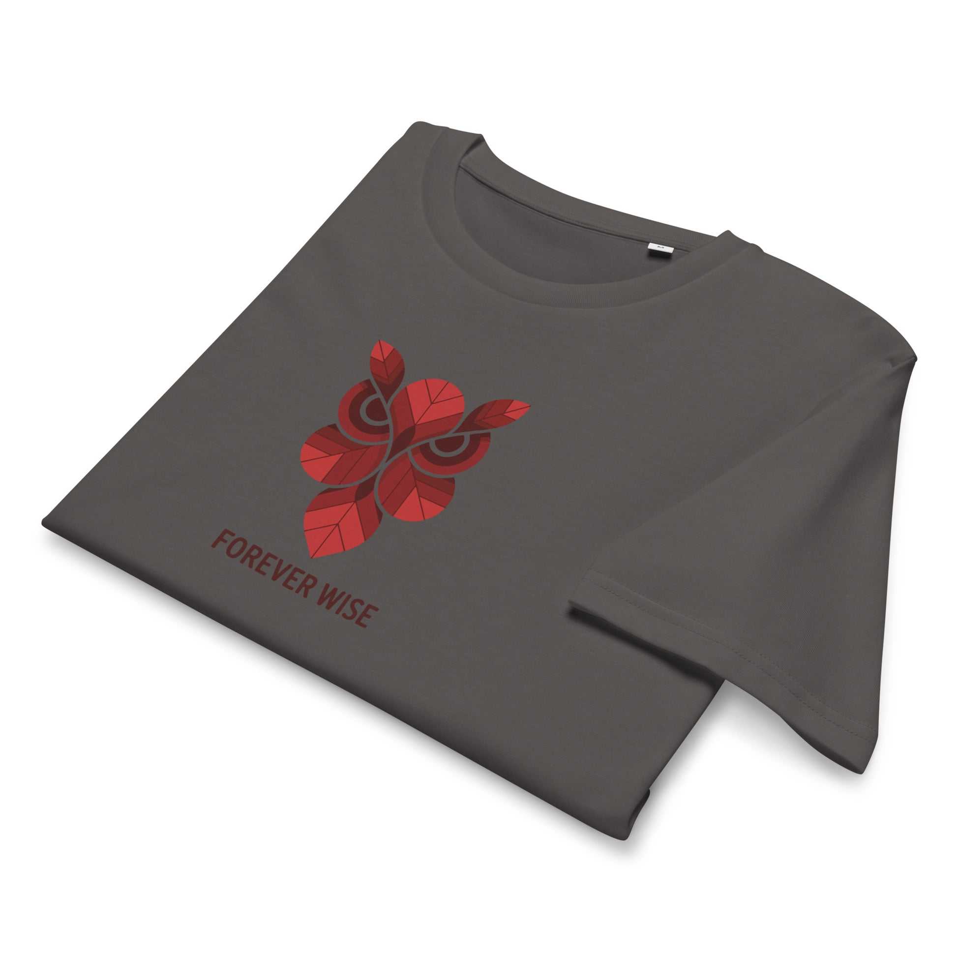 Unisex Organic Mid-Light T-Shirt: 'Forever Wise' | Eco-Friendly Owl Apparel USA Dudeily