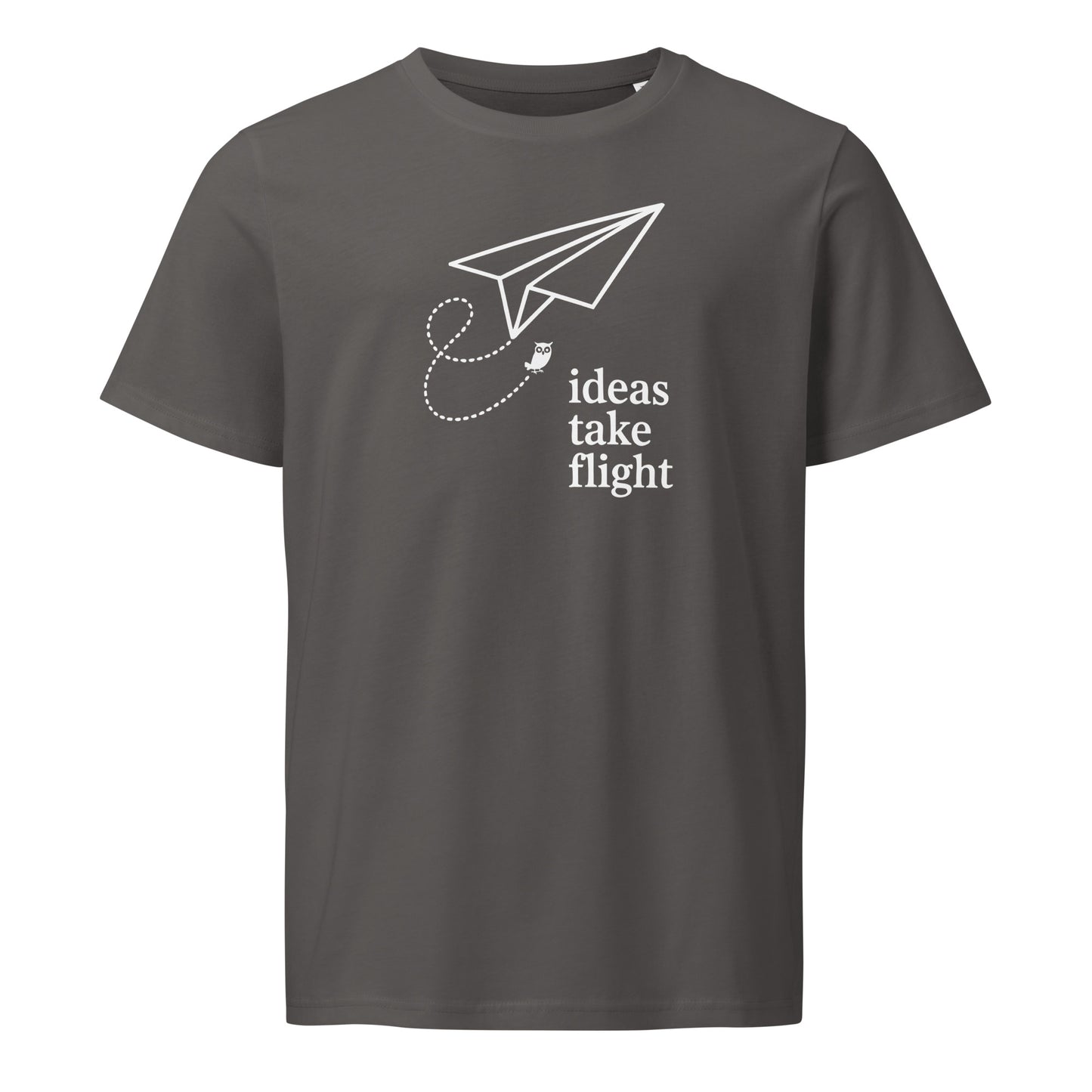 Unisex organic mid-light t-shirt Anthracite Dudeily