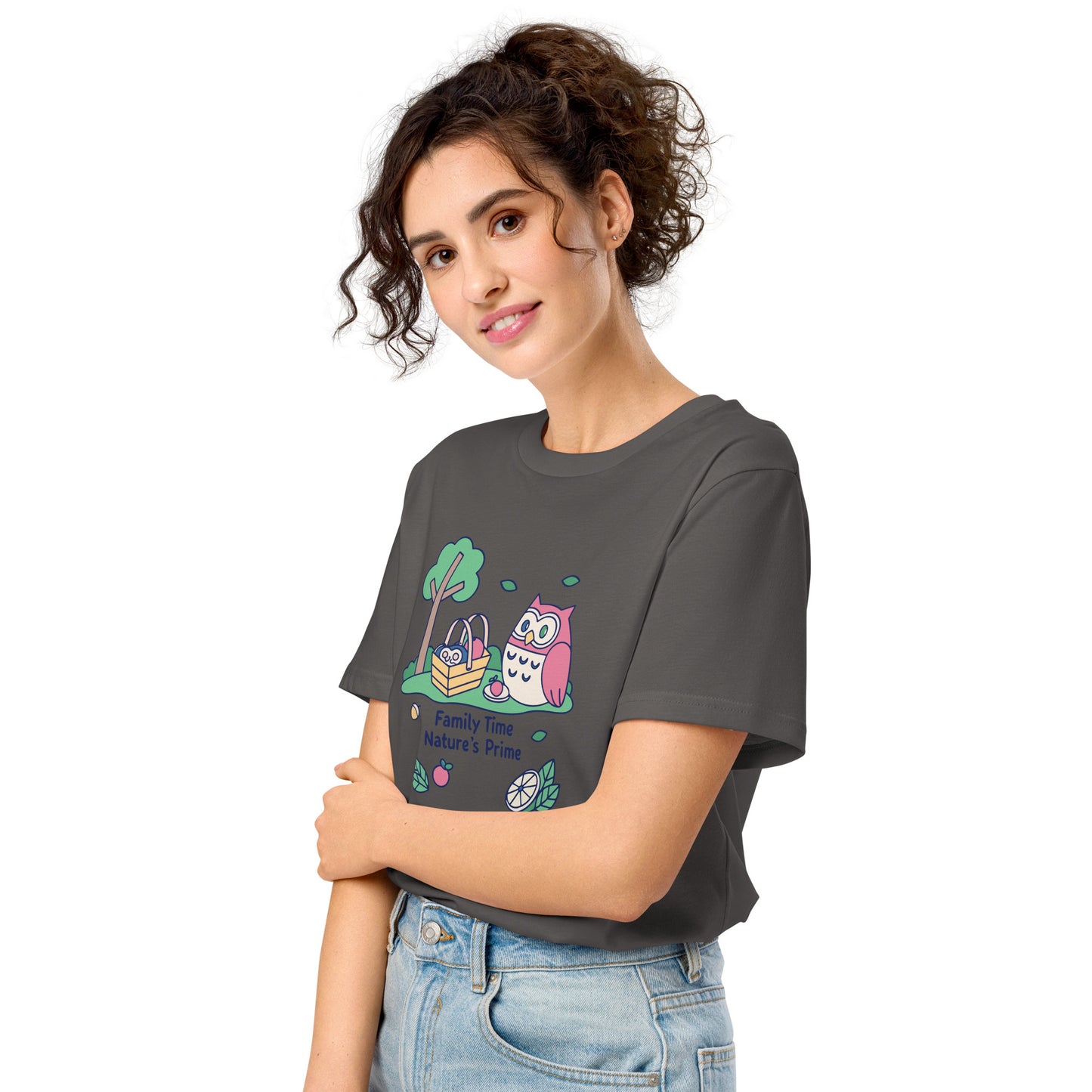 Unisex Organic Mid-Light T-Shirt – OwlNest Sustainable Fashion for Family Day Moments Dudeily