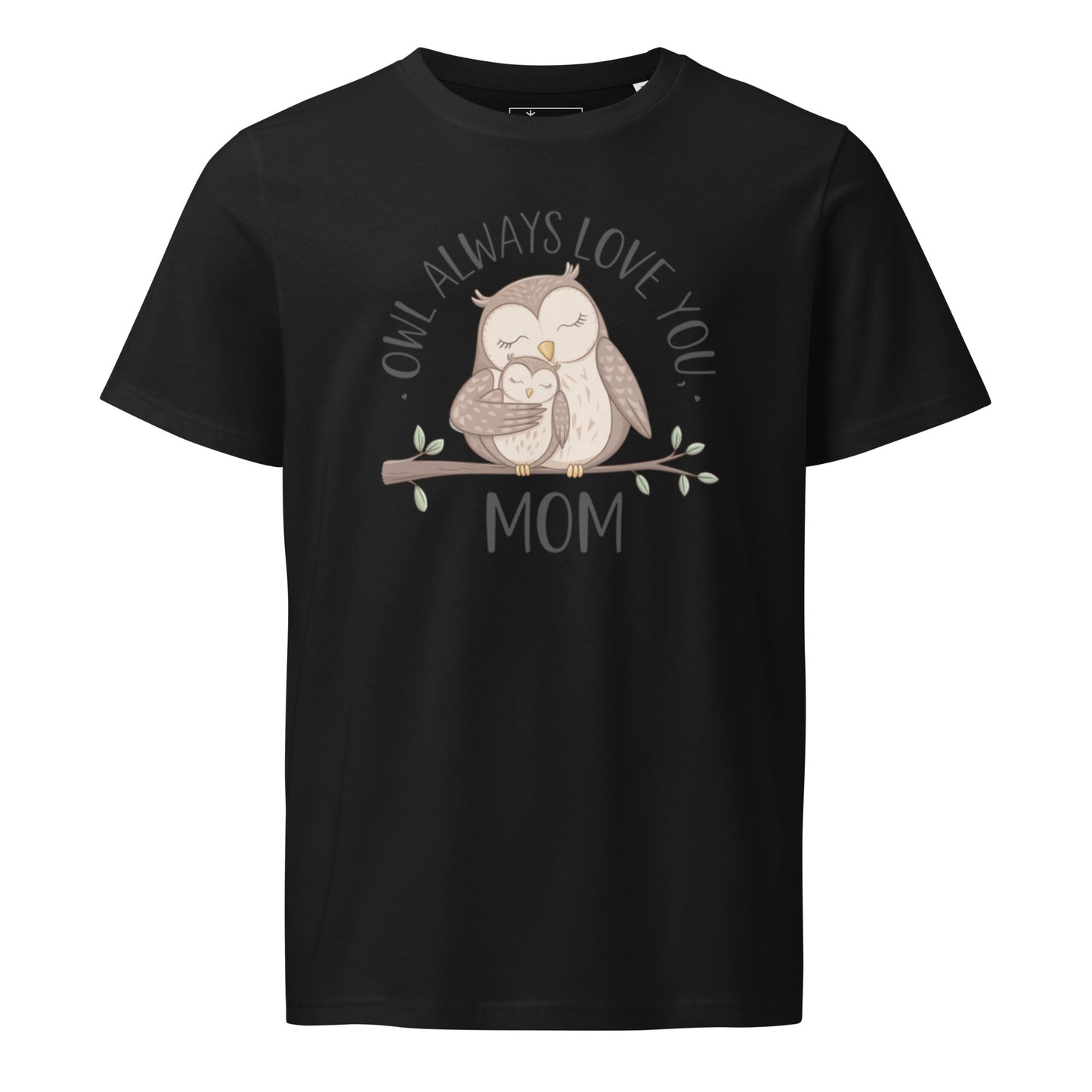 Unisex Organic Mid-Light T-Shirt – Sustainable fashion Owl Graphic Tee Dudeily