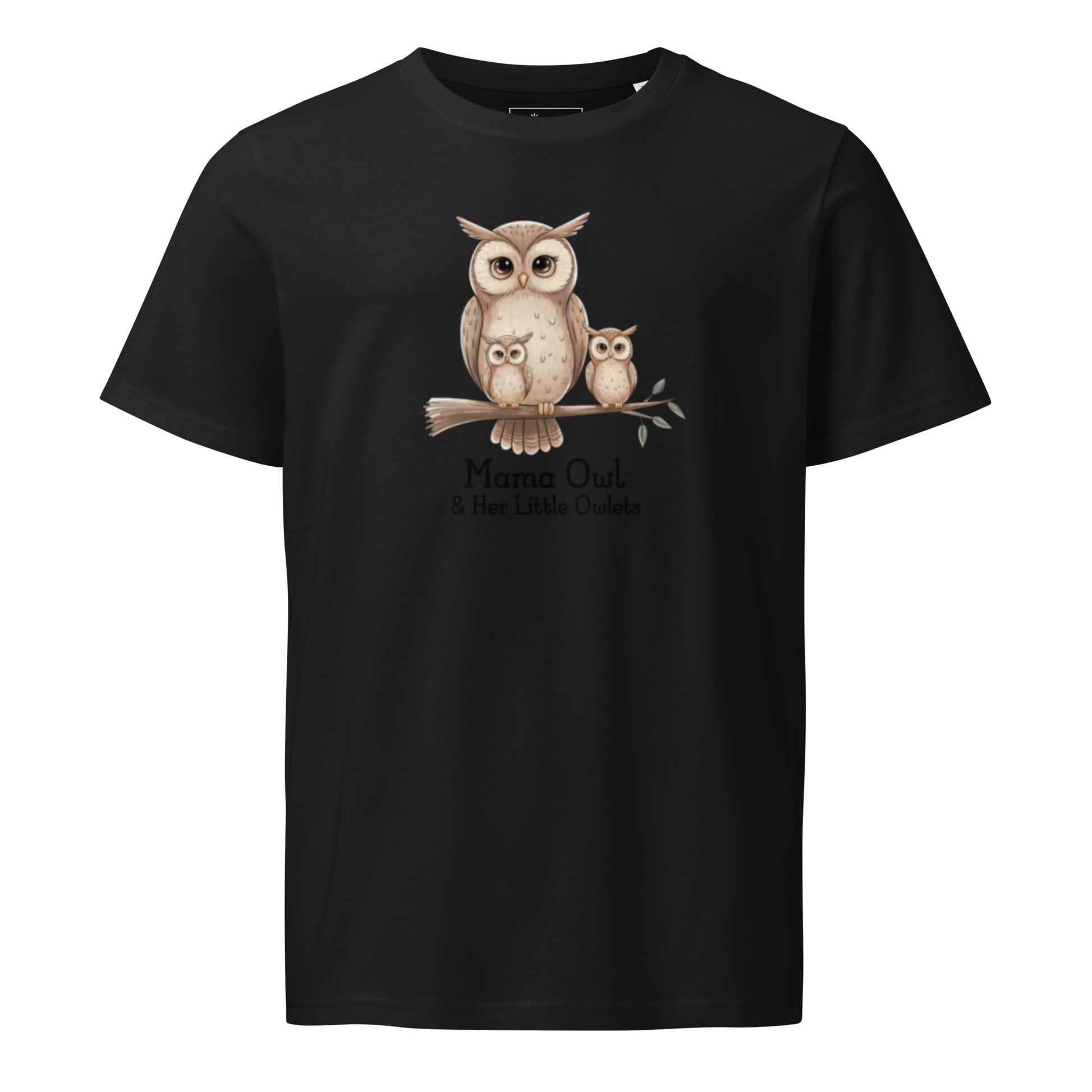 Unisex Organic Mid-Light T-Shirt – Eco-Friendly Owl Lover’s Pick by Dudeily Dudeily
