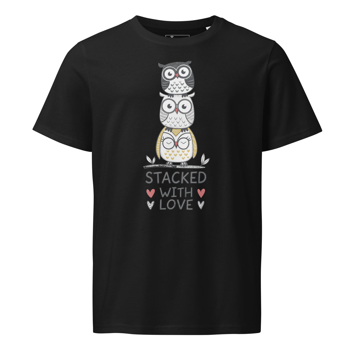 Unisex Organic Mid-Light T-Shirt: Owl Themed Sustainable Fashion Dudeily