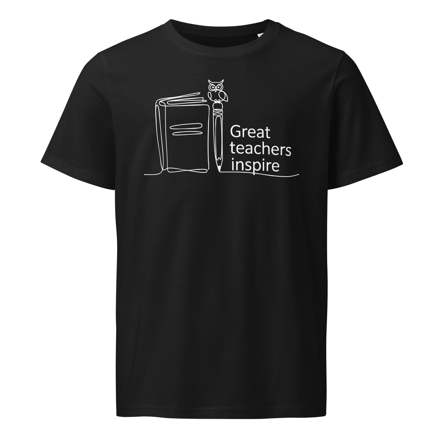 Unisex organic mid-light t-shirt Black Dudeily