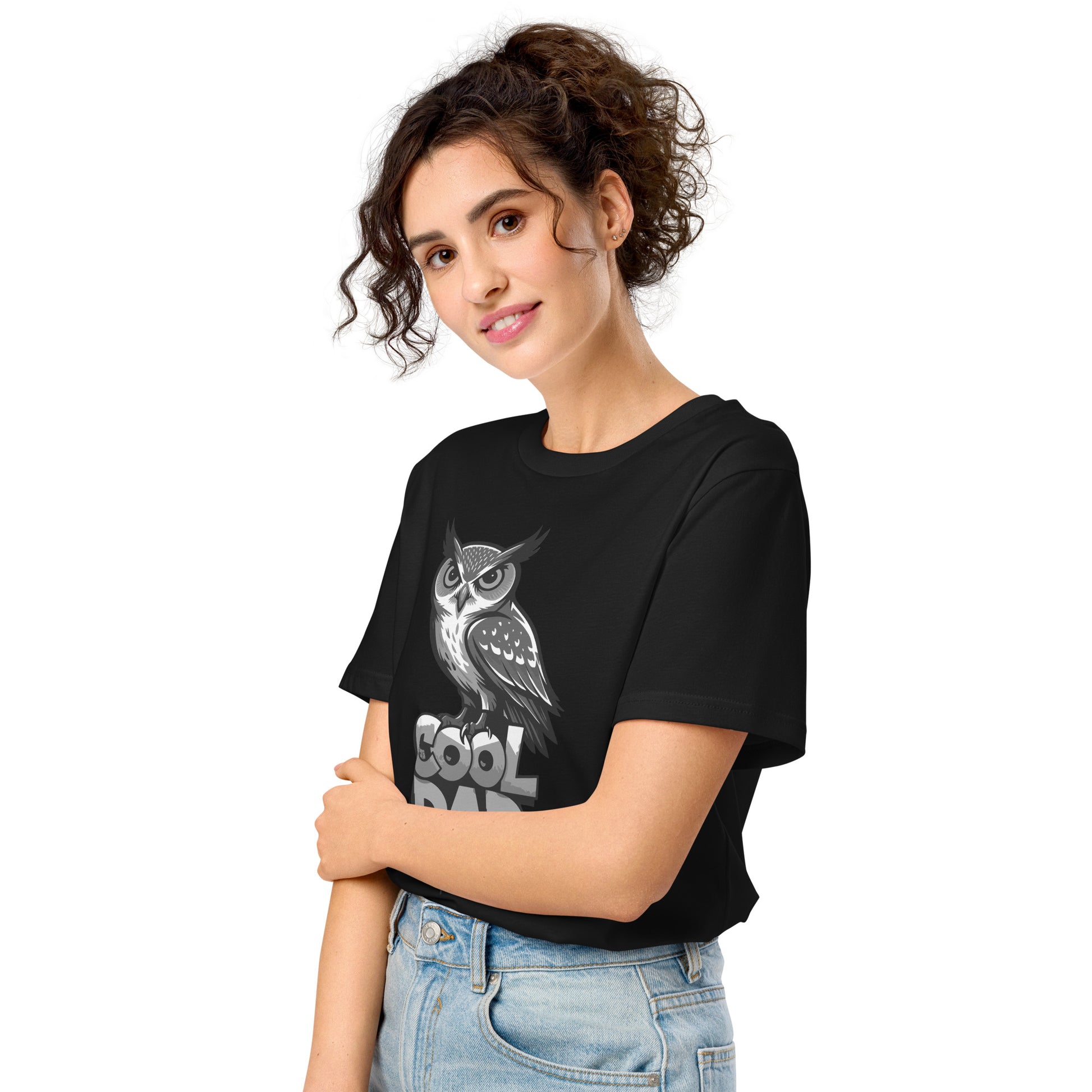 Unisex Organic Mid-Light T-Shirt – Sustainable Father’s Day Gift for Nature & Owl Lovers | Dudeily Dudeily