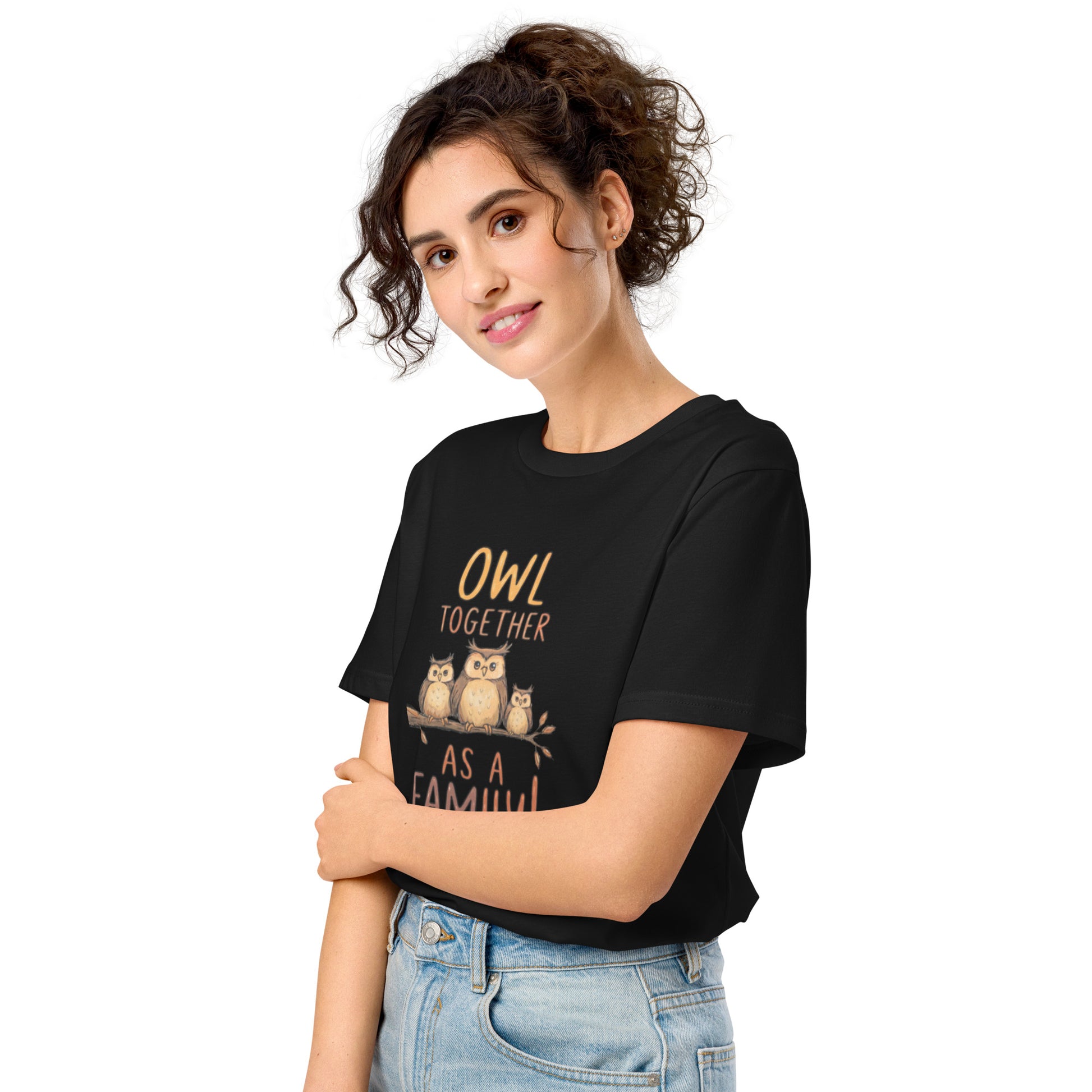 Unisex Organic Mid-Light T-Shirt – OwlFeather Sustainable Fashion for Relaxed Family Day Style Dudeily