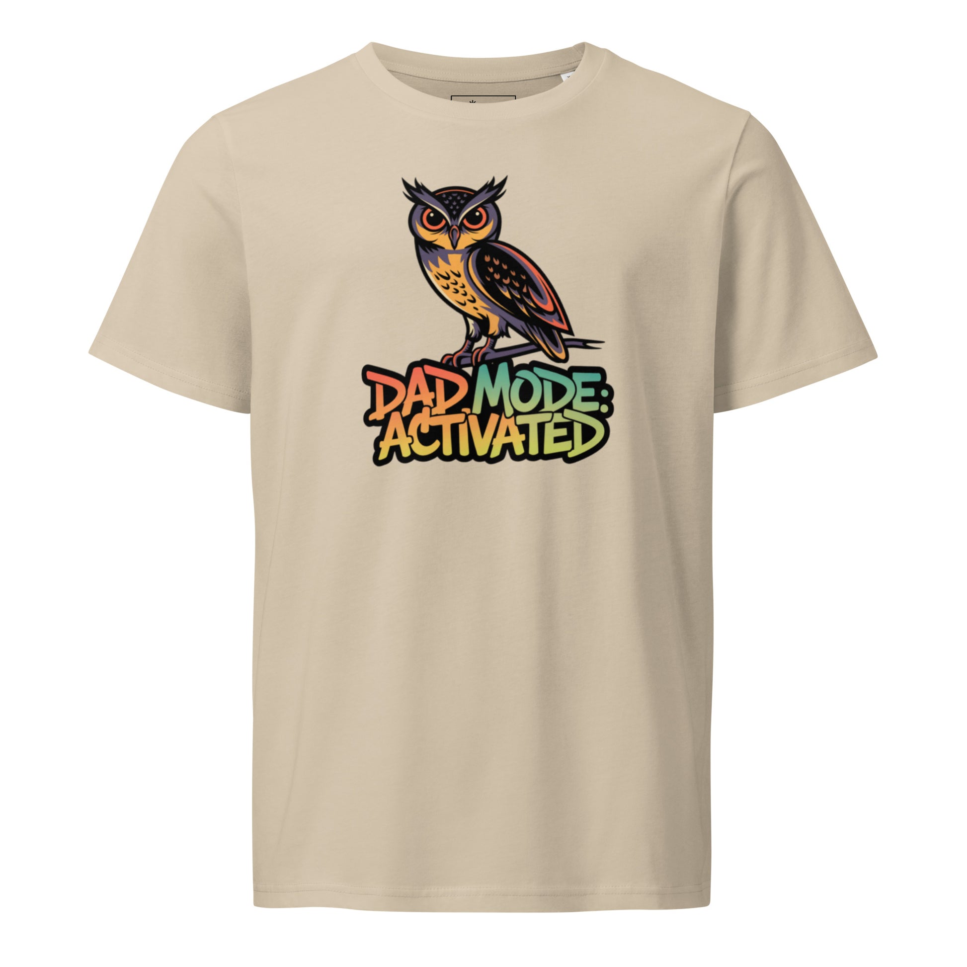 Unisex Organic Mid-Light T-Shirt: Owl Themed Sustainable Fashion Dudeily
