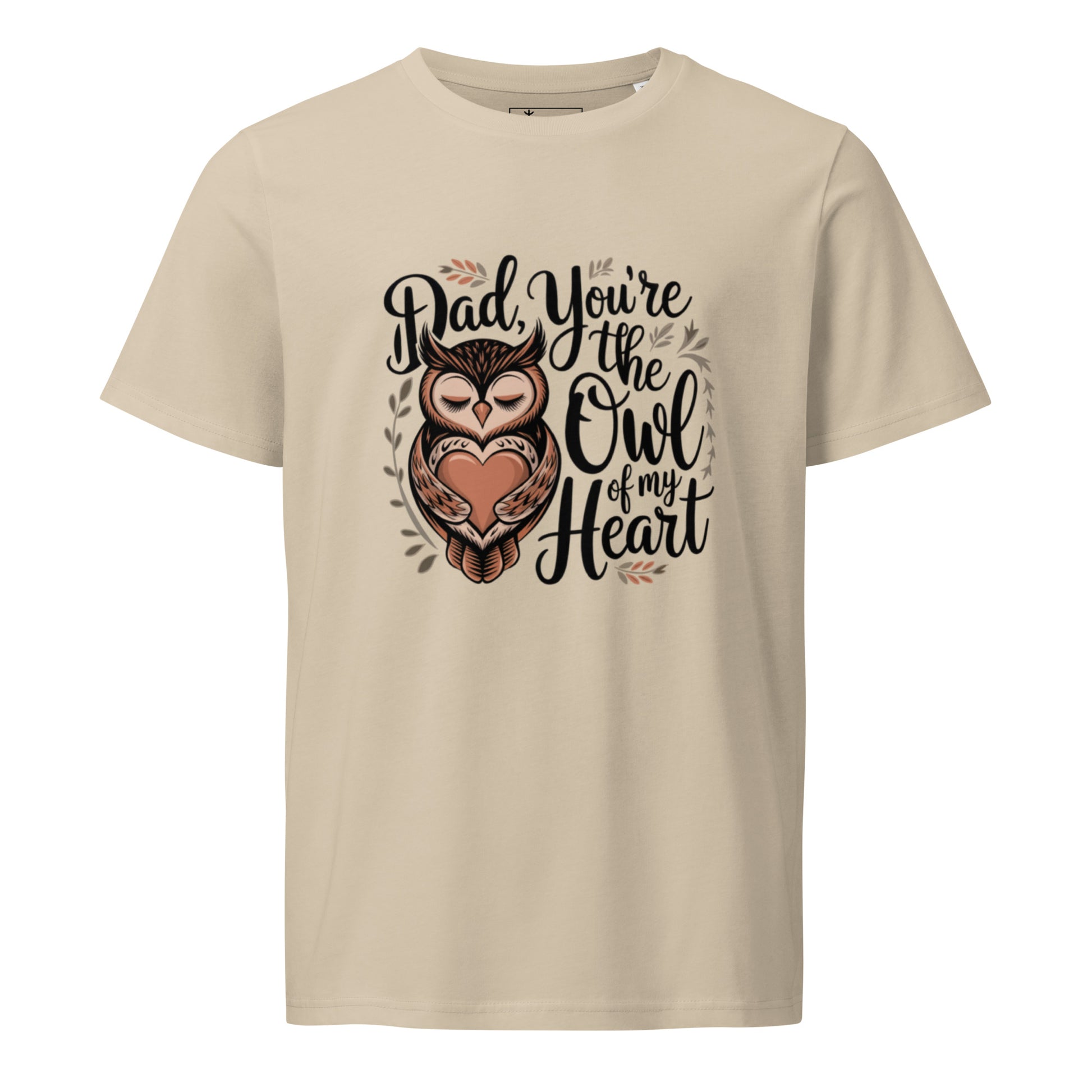 Unisex Organic Mid-Light T-Shirt – Owl-Themed Sustainable Fashion for Father's Day T-Shirt Dudeily
