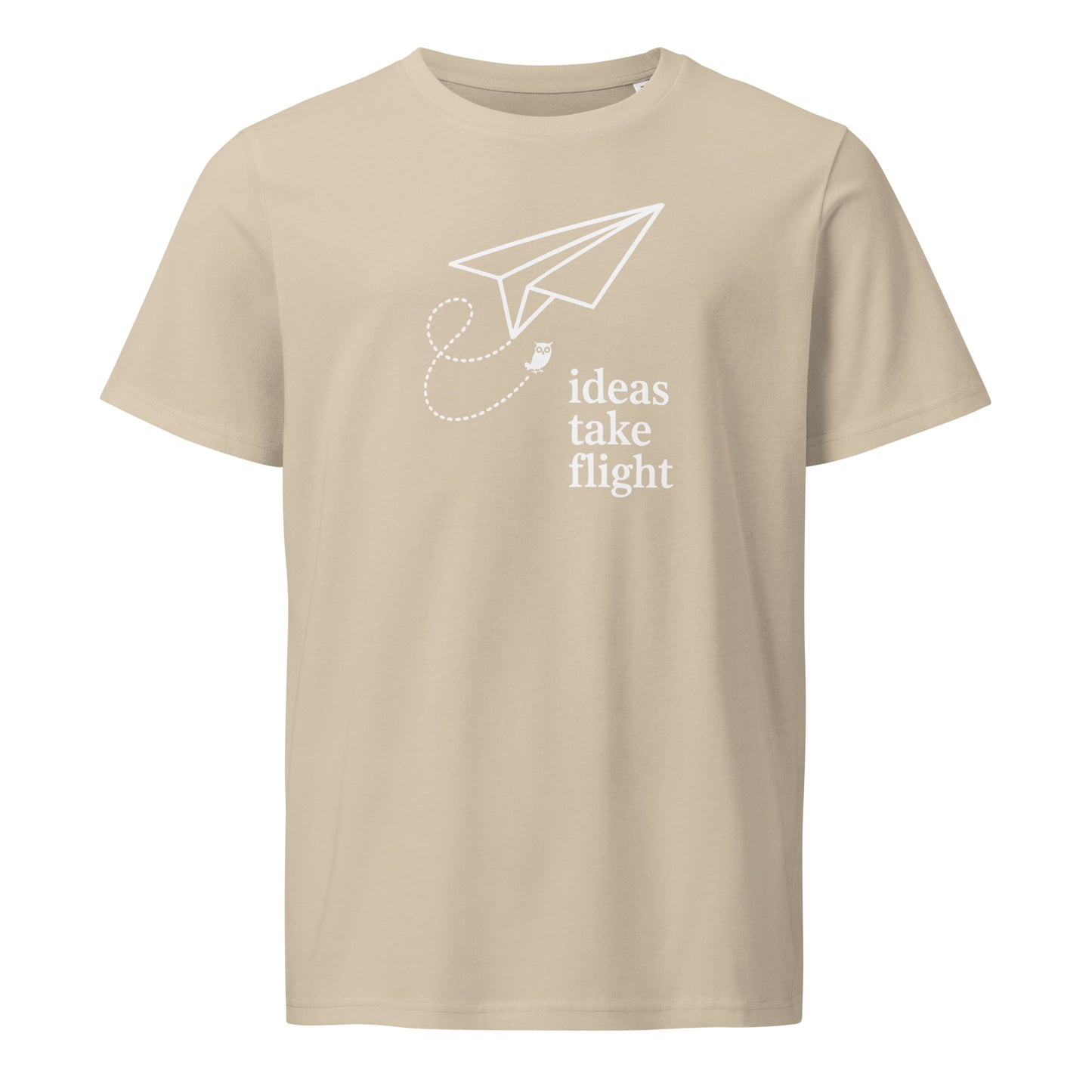 Unisex organic mid-light t-shirt Desert Dust Dudeily