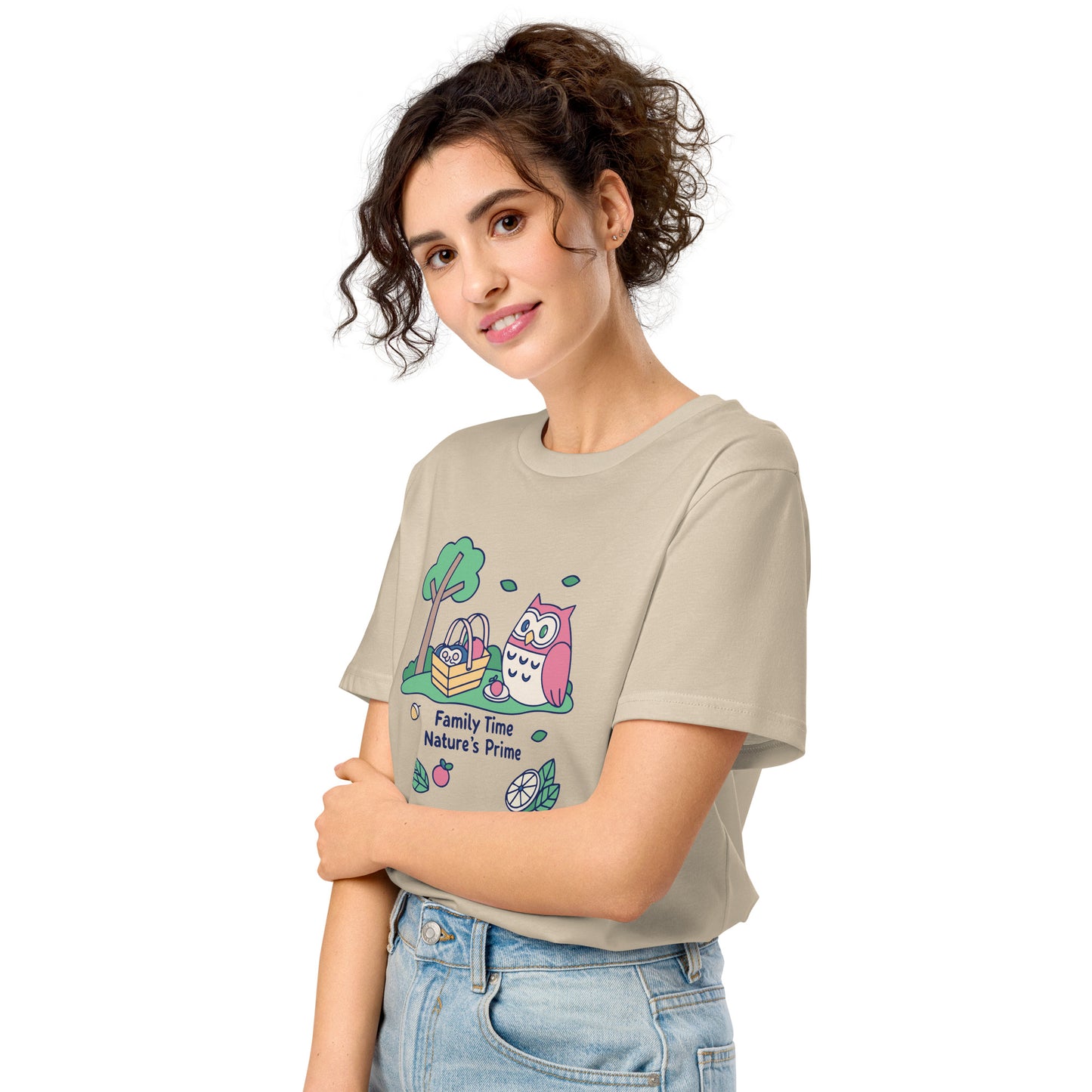 Unisex Organic Mid-Light T-Shirt – OwlNest Sustainable Fashion for Family Day Moments Dudeily