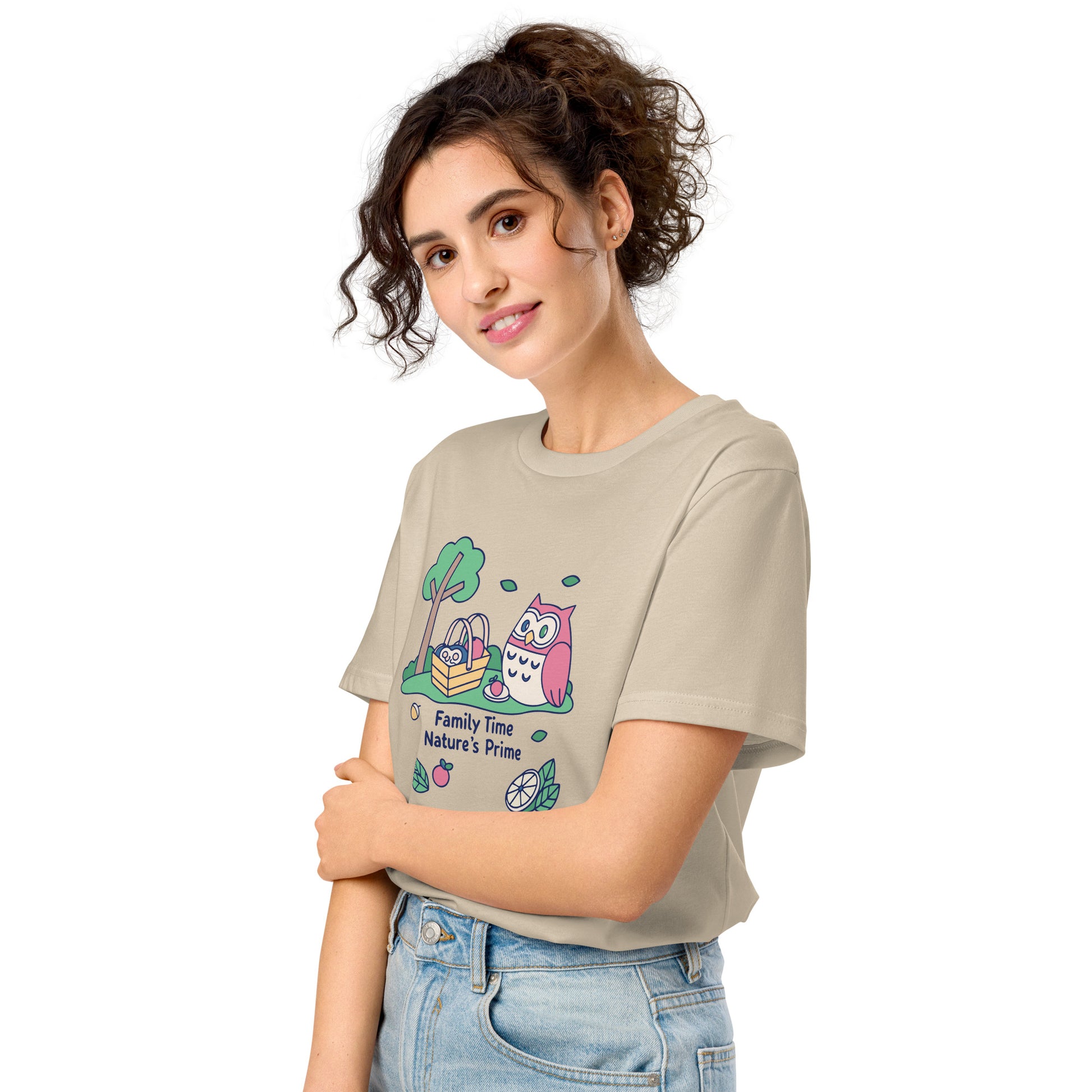 Unisex Organic Mid-Light T-Shirt – OwlNest Sustainable Fashion for Family Day Moments Dudeily