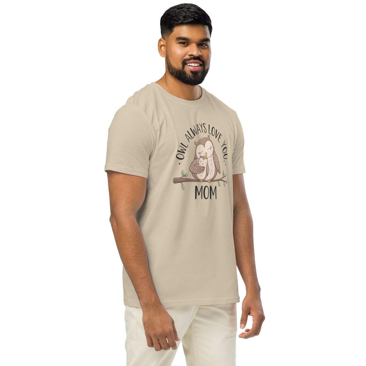 Unisex Organic Mid-Light T-Shirt – Sustainable fashion Owl Graphic Tee Dudeily