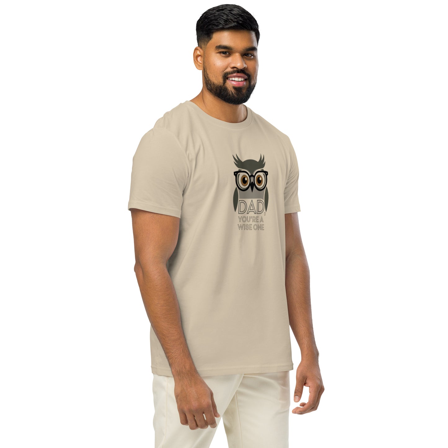Unisex Organic Mid-Light T-Shirt –Owl Themed Sustainable Fashion by Dudeily Dudeily