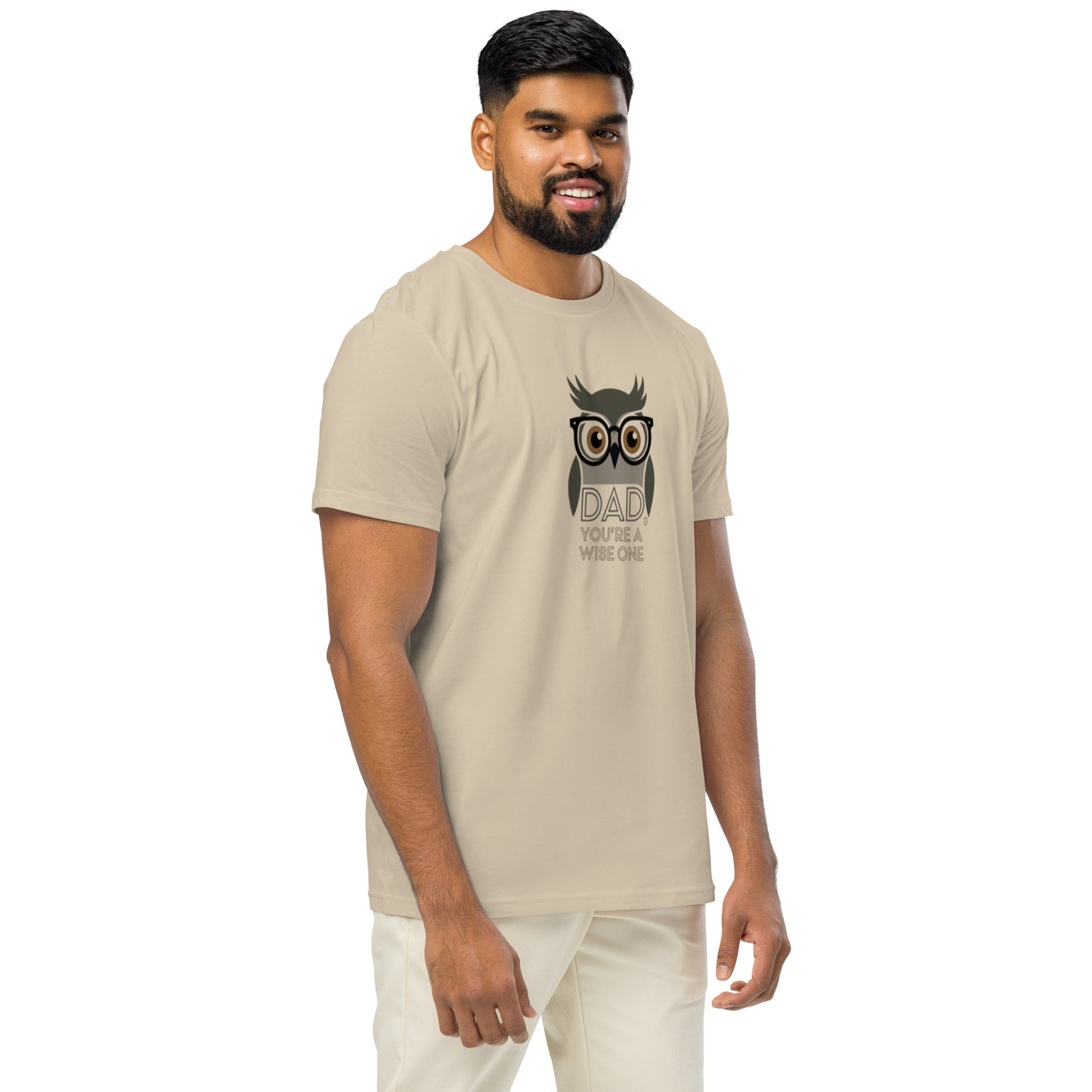 Unisex Organic Mid-Light T-Shirt –Owl Themed Sustainable Fashion by Dudeily Dudeily