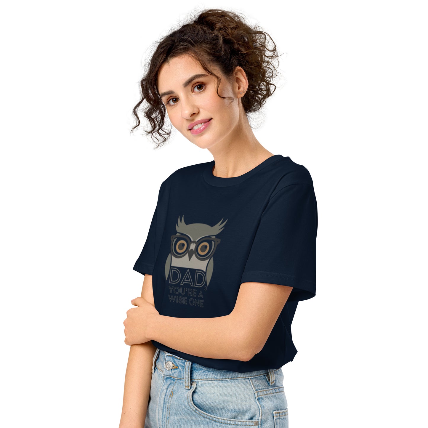 Unisex Organic Mid-Light T-Shirt –Owl Themed Sustainable Fashion by Dudeily Dudeily