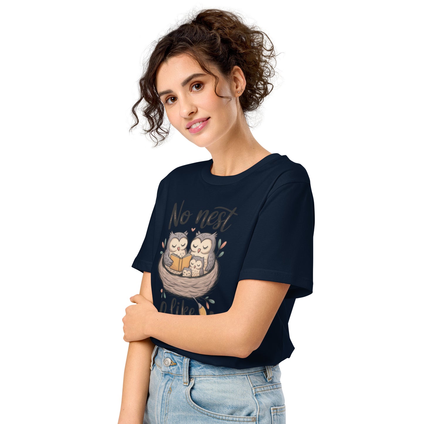 Unisex Organic Mid-Light T-Shirt – OwlEase Sustainable Fashion Tee for Family Day Comfort Dudeily