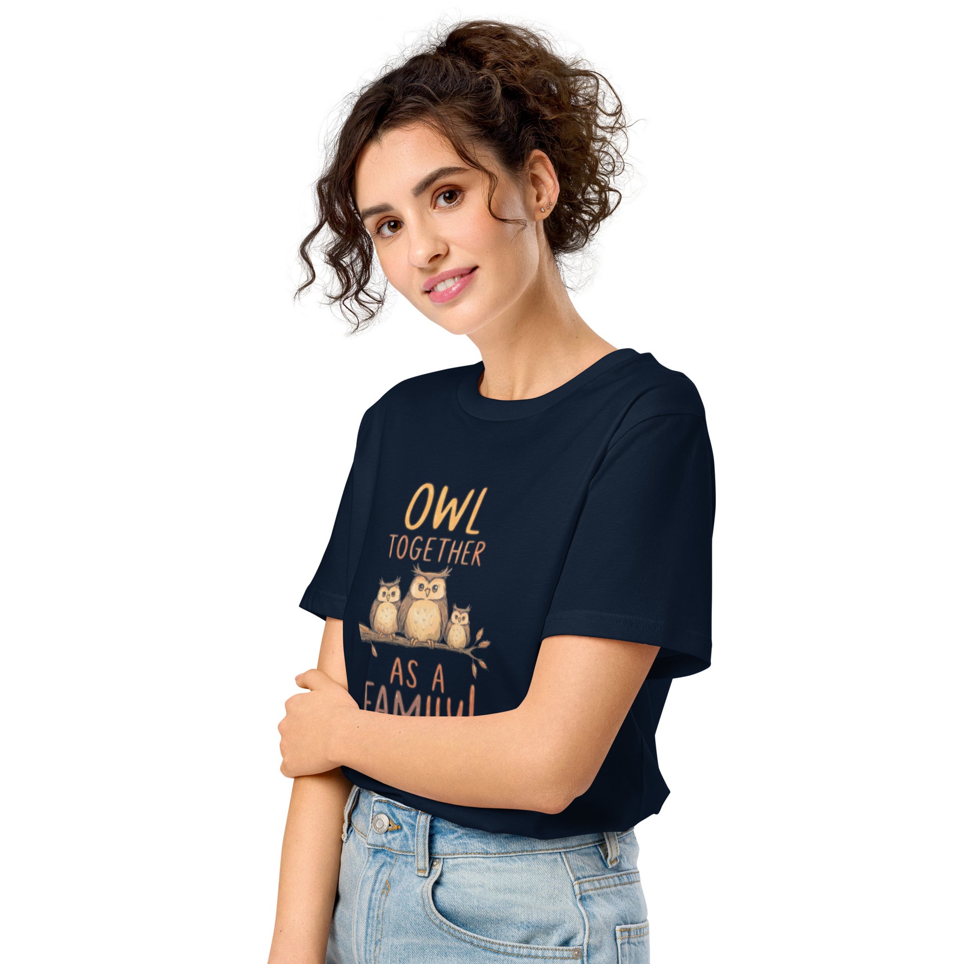 Unisex Organic Mid-Light T-Shirt – OwlFeather Sustainable Fashion for Relaxed Family Day Style Dudeily