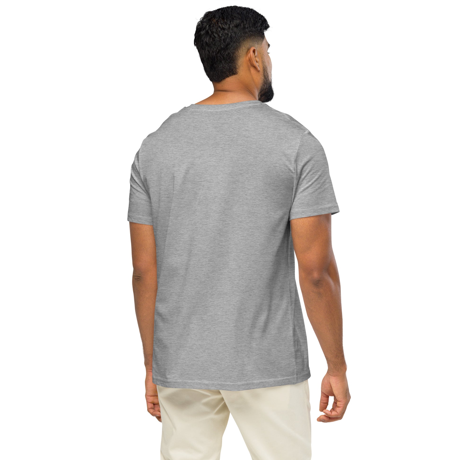 Unisex Organic Mid-Light T-Shirt "Rooted In Renewal" – Owl Print Eco-Friendly Owl Clothing Dudeily
