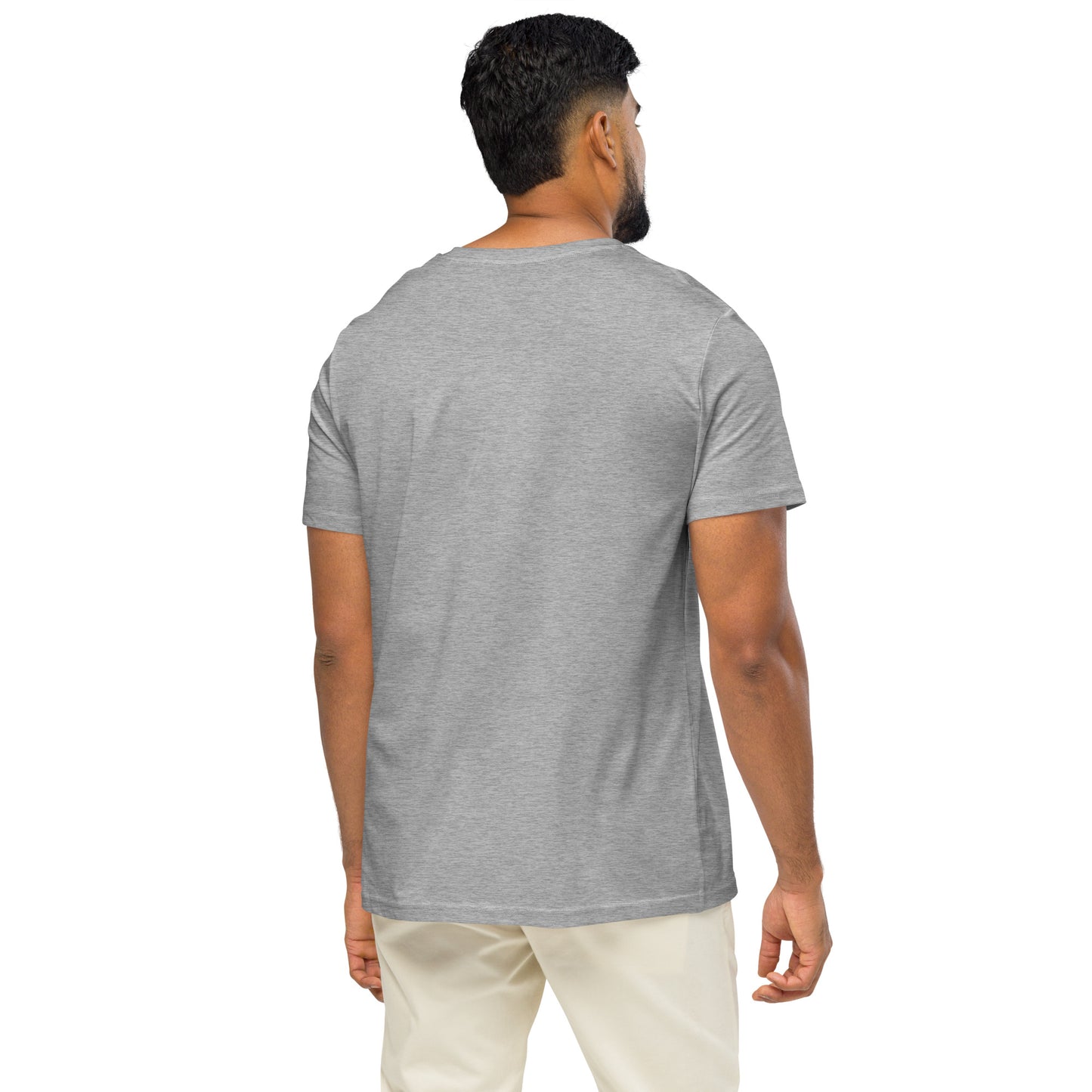 Unisex Organic Mid-Light T-Shirt "Gentle is Powerful" – Owl Print Sustainable Fashion Dudeily