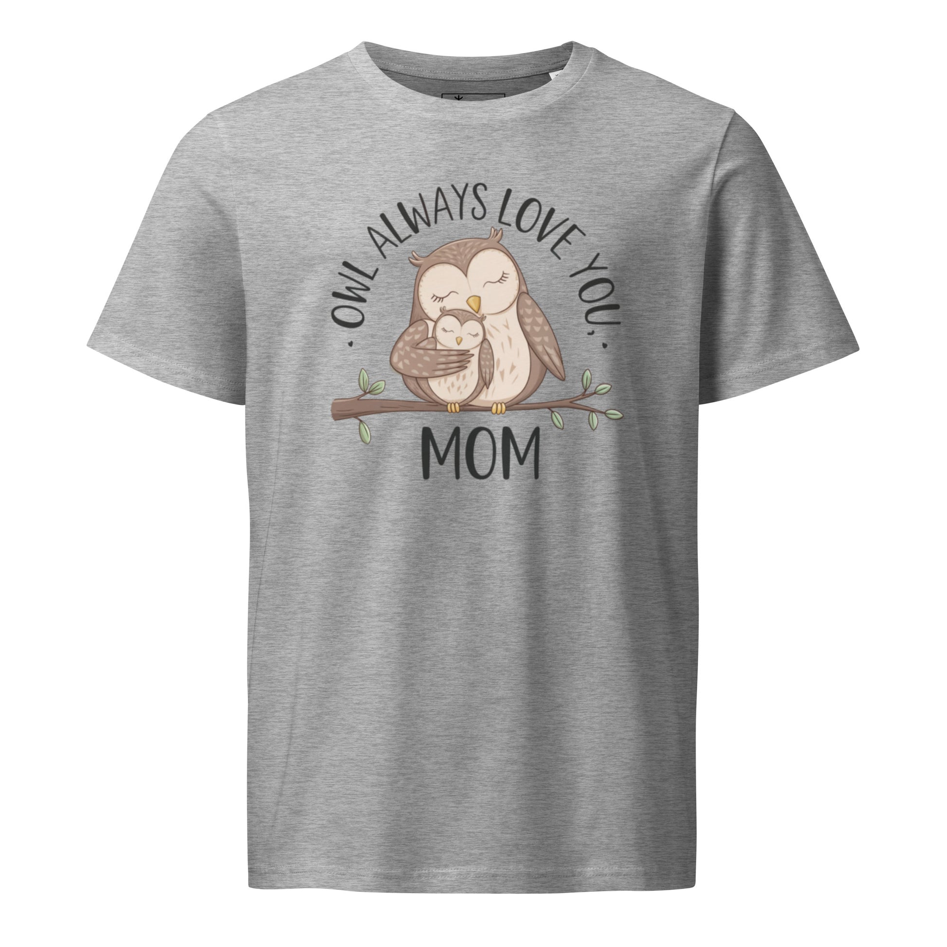 Unisex Organic Mid-Light T-Shirt – Sustainable fashion Owl Graphic Tee Dudeily
