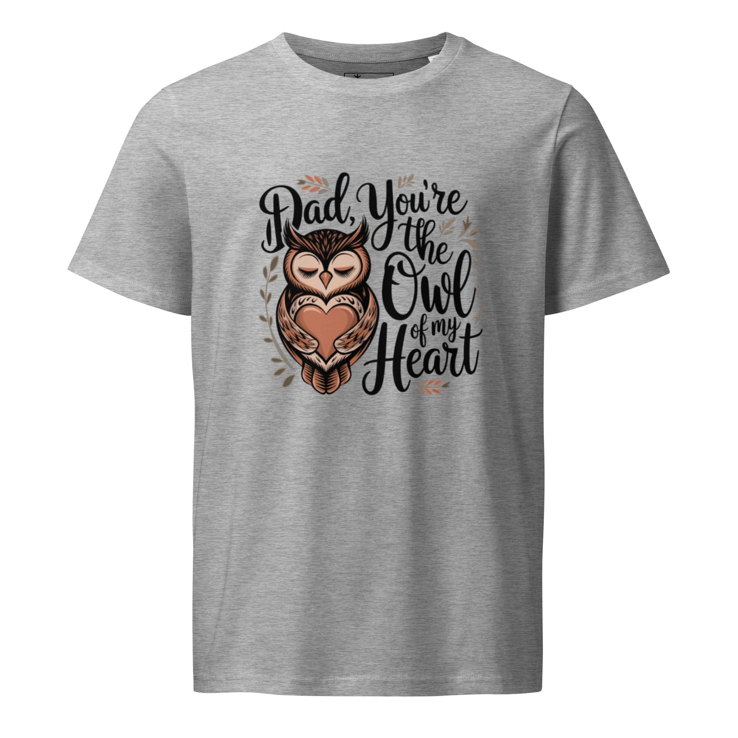 Unisex Organic Mid-Light T-Shirt – Owl-Themed Sustainable Fashion for Father's Day T-Shirt Dudeily