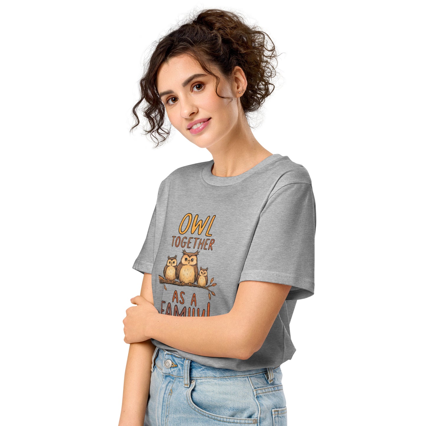 Unisex Organic Mid-Light T-Shirt – OwlFeather Sustainable Fashion for Relaxed Family Day Style Dudeily