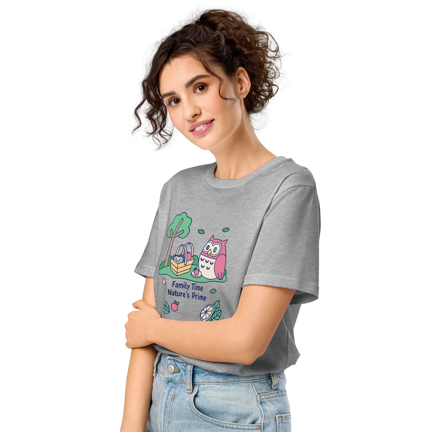 Unisex Organic Mid-Light T-Shirt – OwlNest Sustainable Fashion for Family Day Moments Dudeily