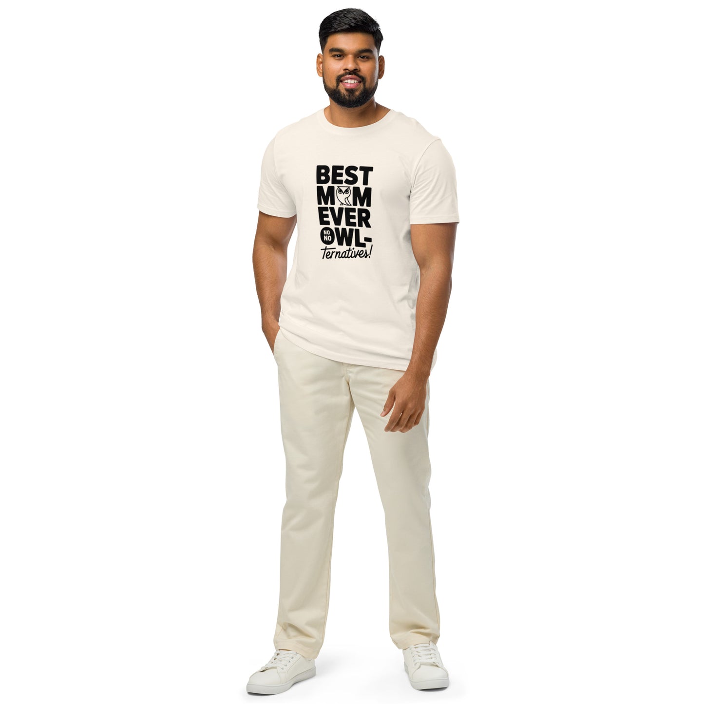 Unisex Organic Mid-Light T-Shirt – Owl Themed Eco-Friendly Tee for Nature Lovers Dudeily