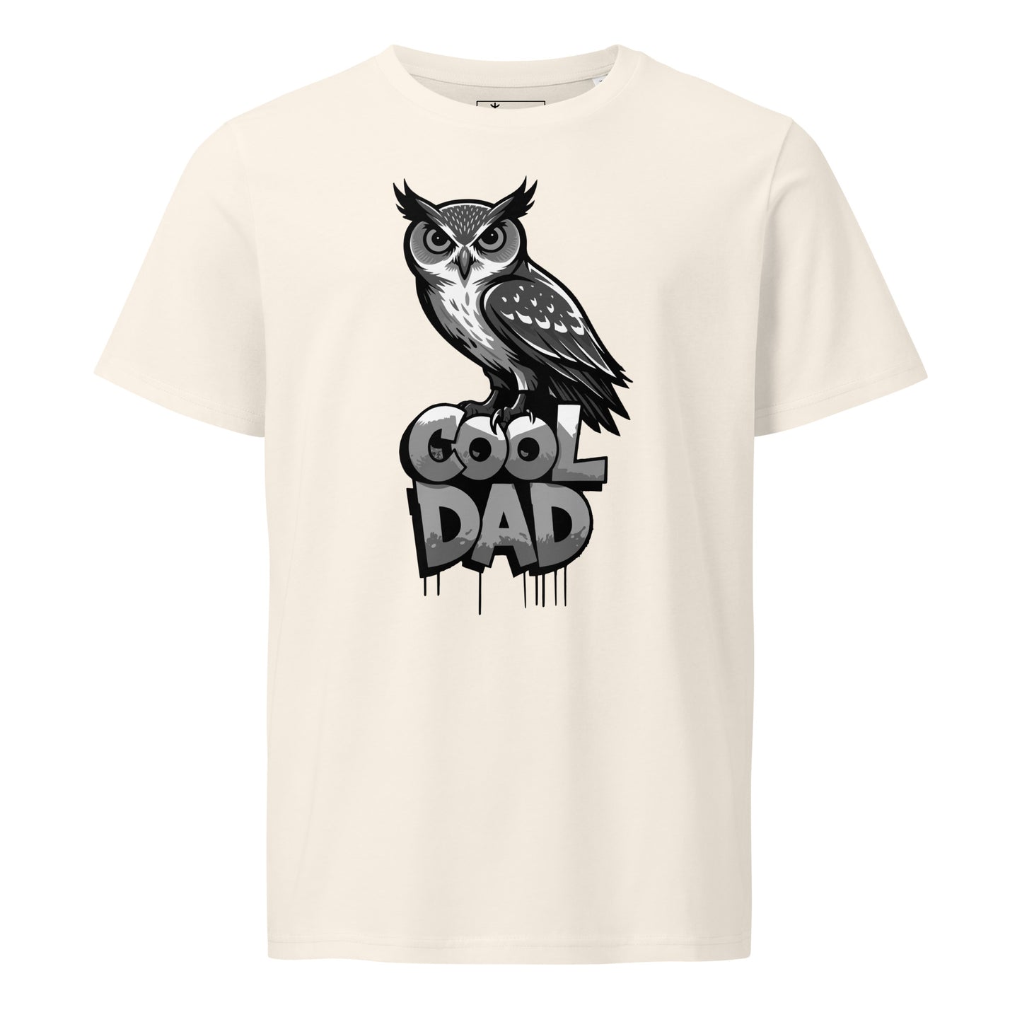 Unisex Organic Mid-Light T-Shirt – Sustainable Father’s Day Gift for Nature & Owl Lovers | Dudeily Dudeily