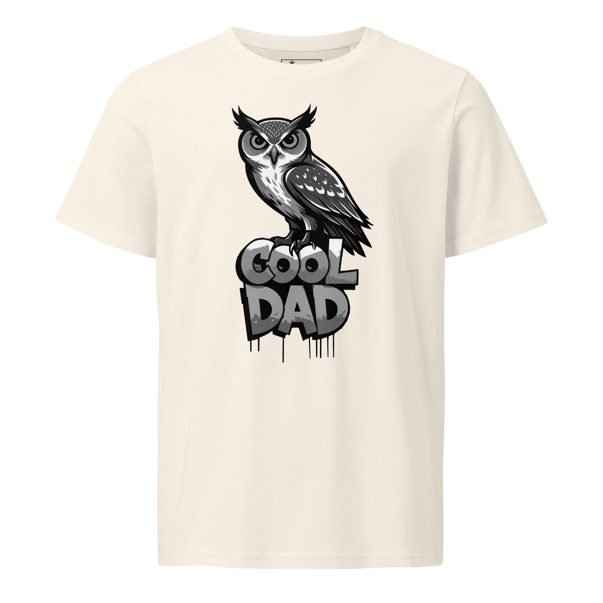 Unisex Organic Mid-Light T-Shirt – Sustainable Father’s Day Gift for Nature & Owl Lovers | Dudeily Dudeily