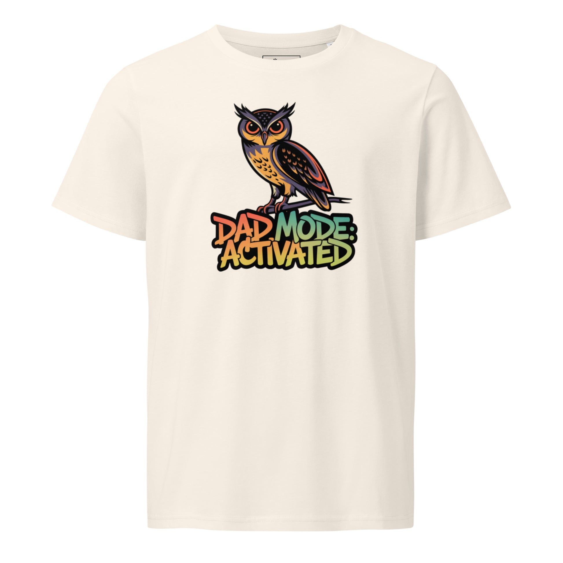 Unisex Organic Mid-Light T-Shirt: Owl Themed Sustainable Fashion Dudeily