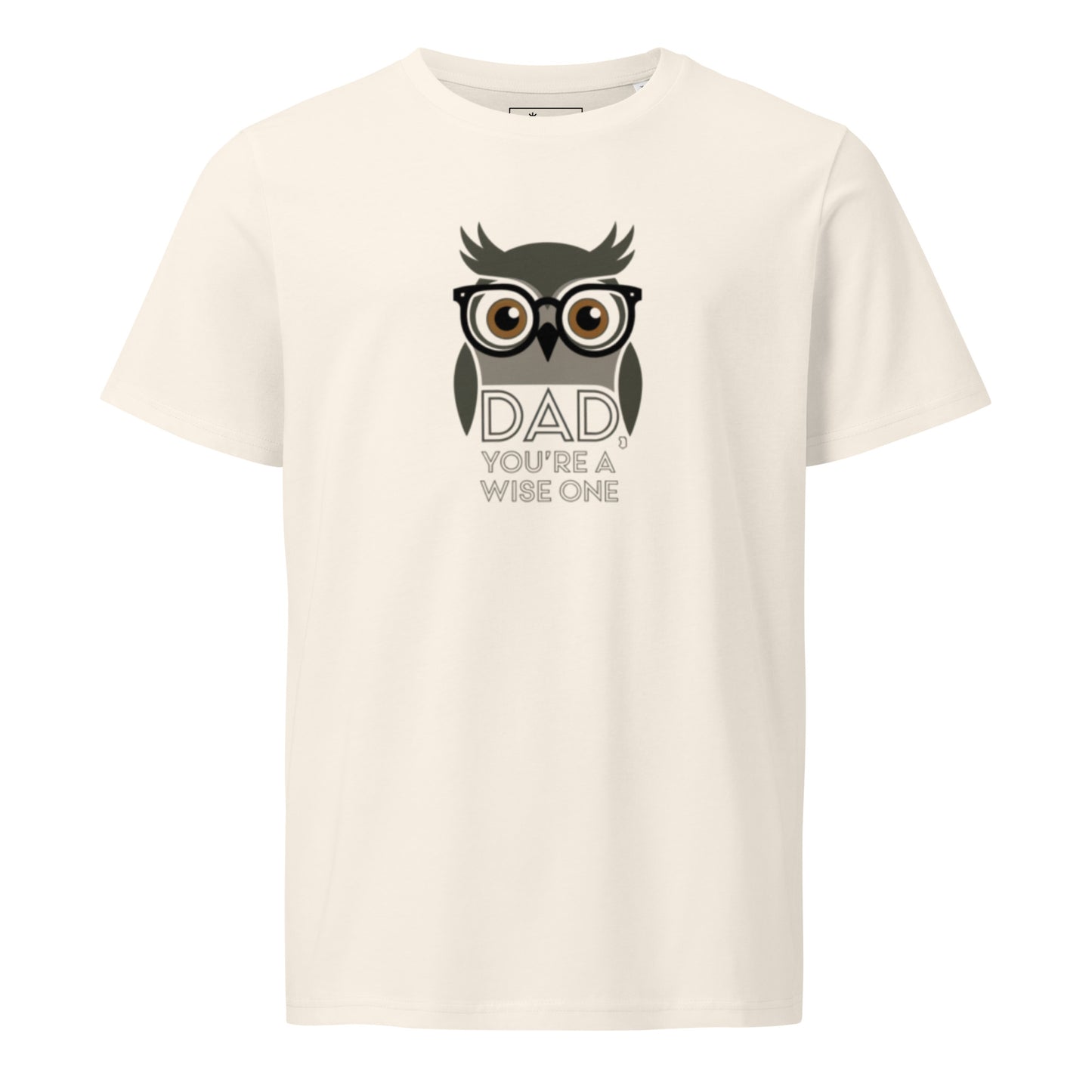 Unisex Organic Mid-Light T-Shirt –Owl Themed Sustainable Fashion by Dudeily Dudeily