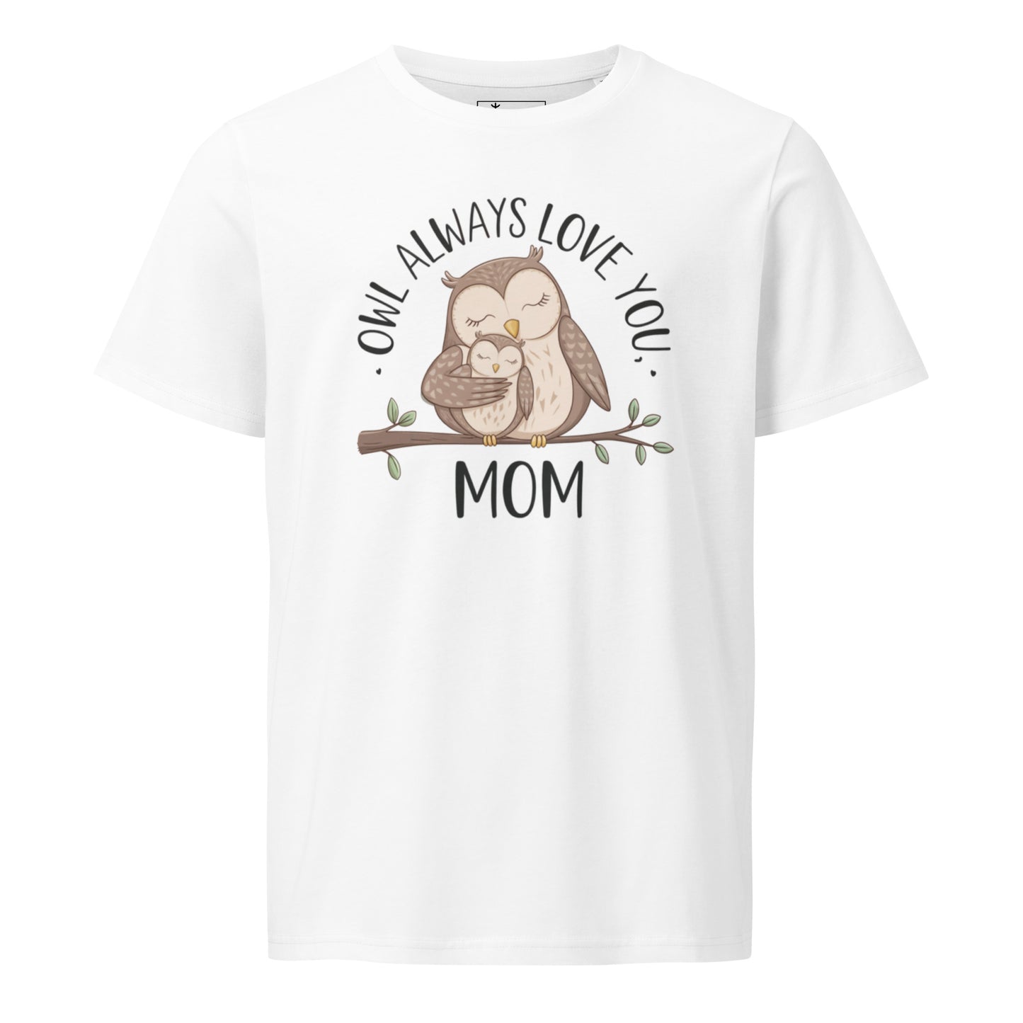 Unisex Organic Mid-Light T-Shirt – Sustainable fashion Owl Graphic Tee Dudeily