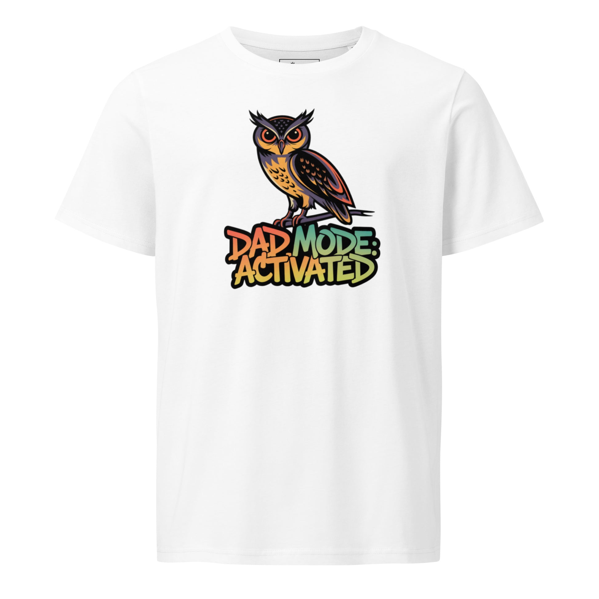Unisex Organic Mid-Light T-Shirt: Owl Themed Sustainable Fashion Dudeily