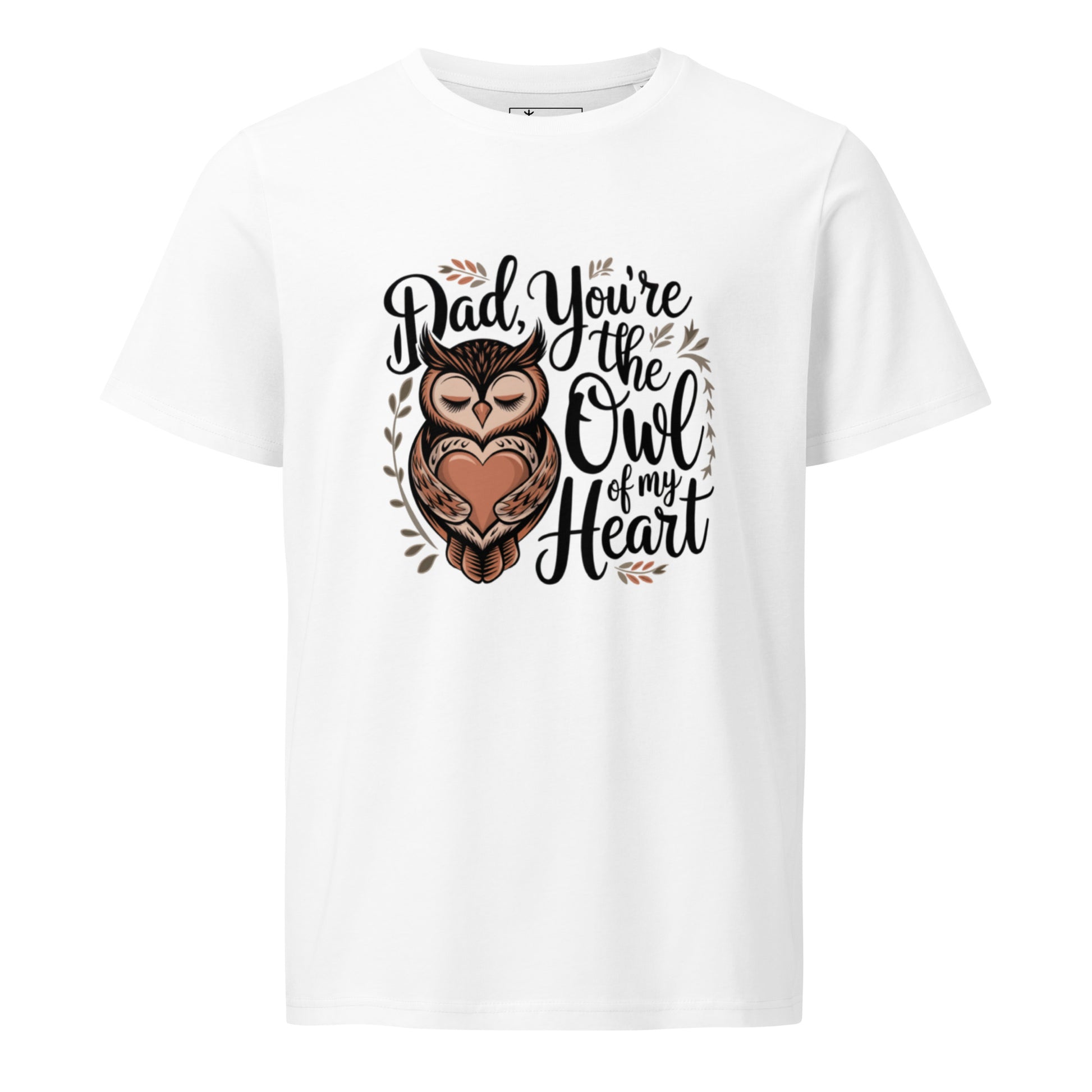 Unisex Organic Mid-Light T-Shirt – Owl-Themed Sustainable Fashion for Father's Day T-Shirt Dudeily