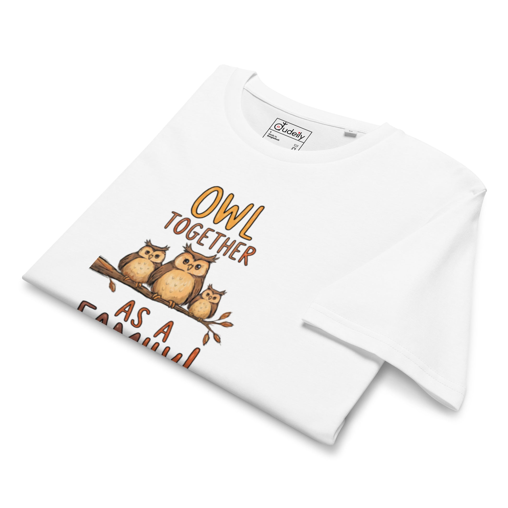 Unisex Organic Mid-Light T-Shirt – OwlFeather Sustainable Fashion for Relaxed Family Day Style Dudeily