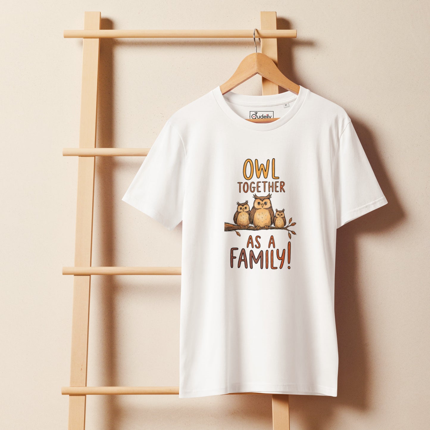 Unisex Organic Mid-Light T-Shirt – OwlFeather Sustainable Fashion for Relaxed Family Day Style Dudeily