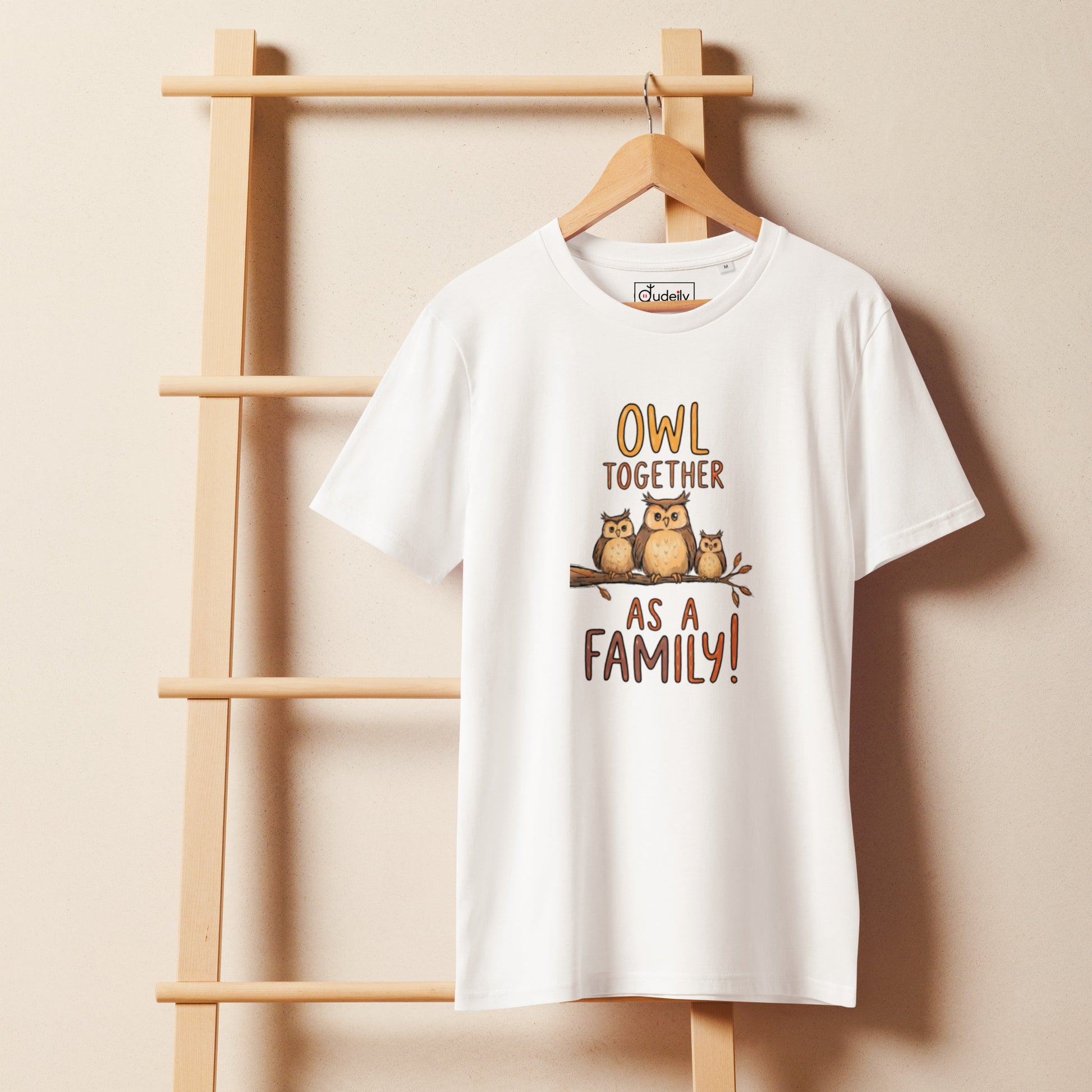 Unisex Organic Mid-Light T-Shirt – OwlFeather Sustainable Fashion for Relaxed Family Day Style Dudeily