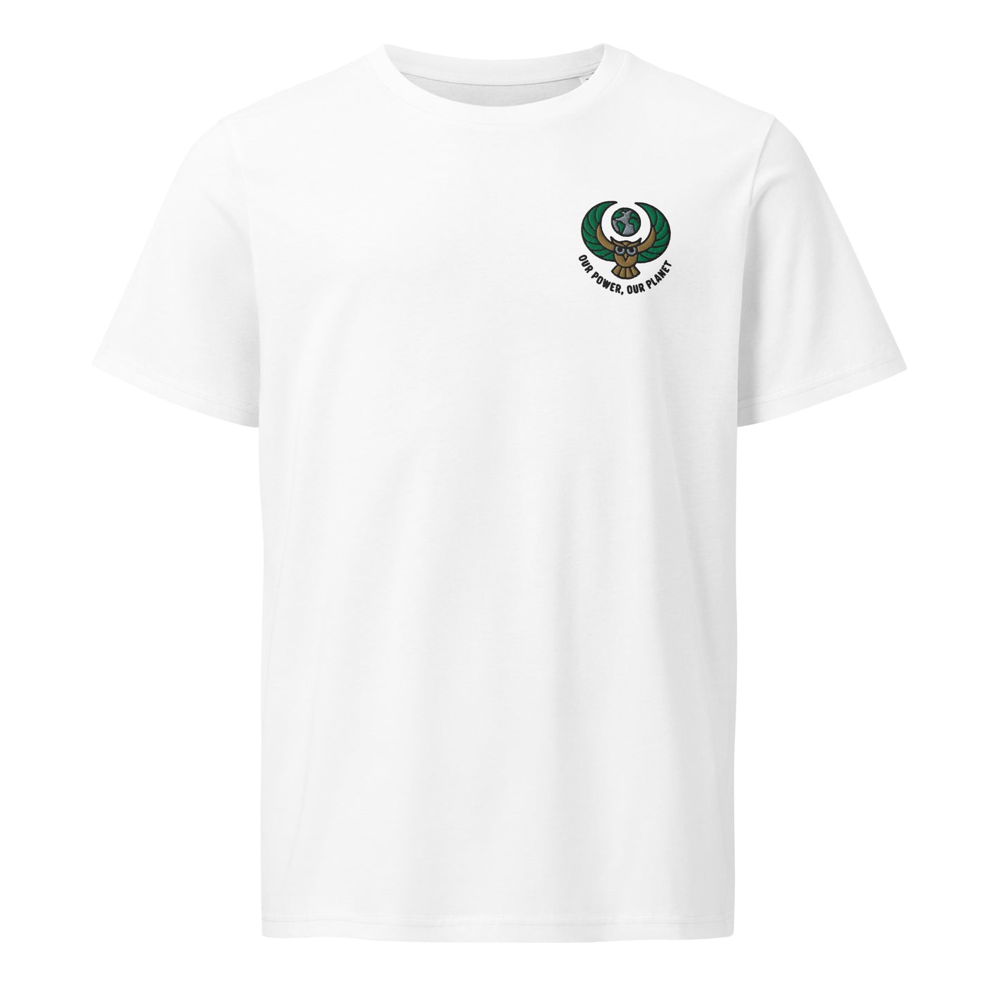 Unisex organic mid-light t-shirt White Dudeily